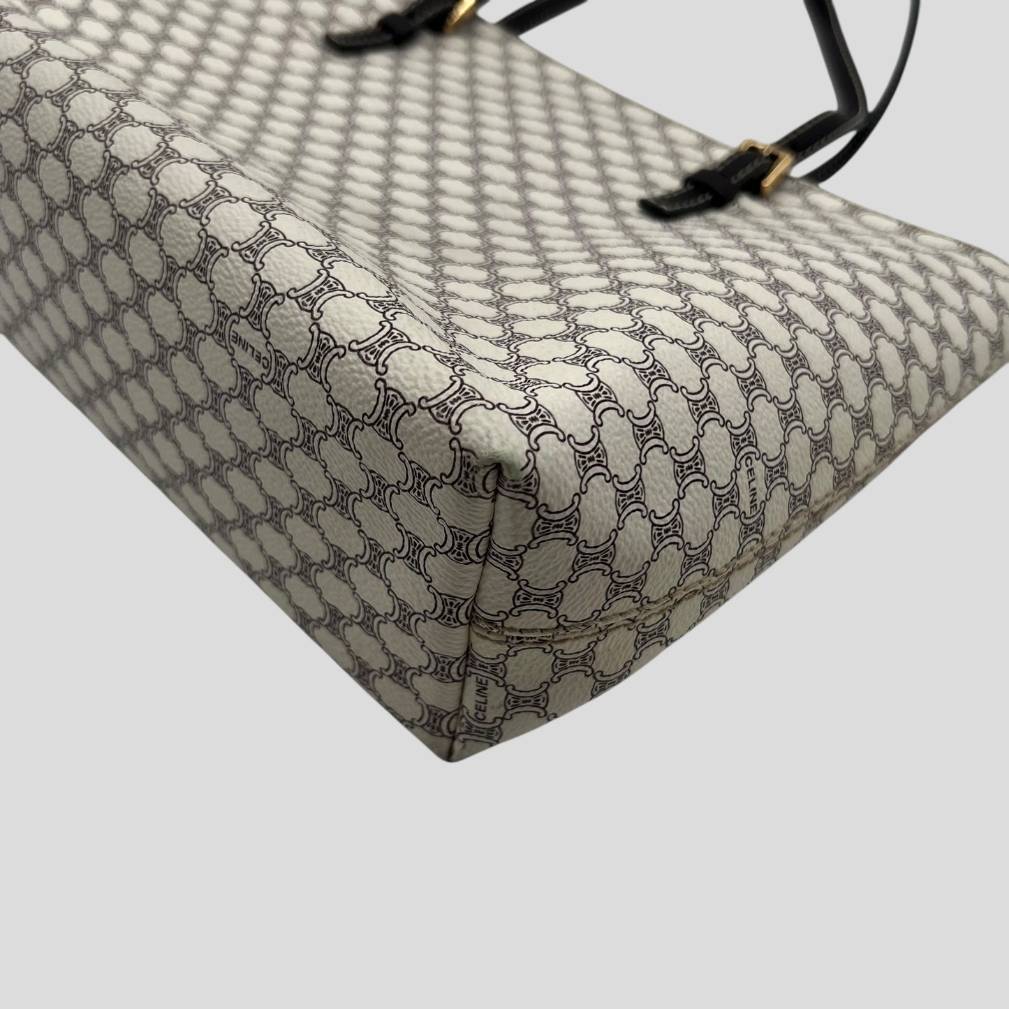 Celine Tote Macadam White