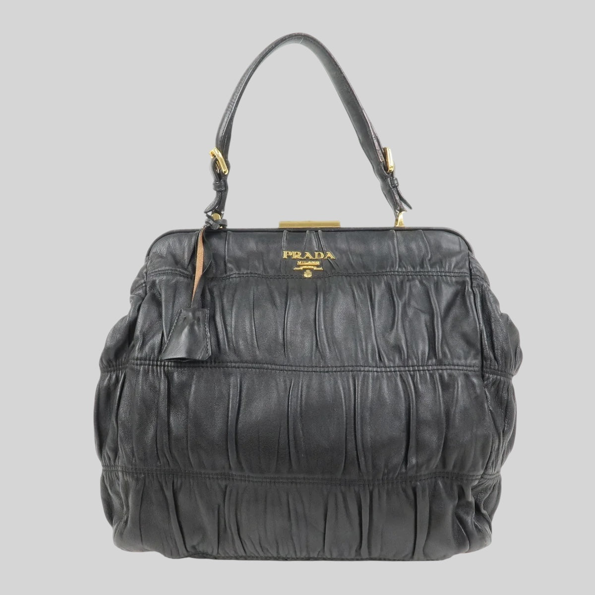 Prada Gathered Nappa