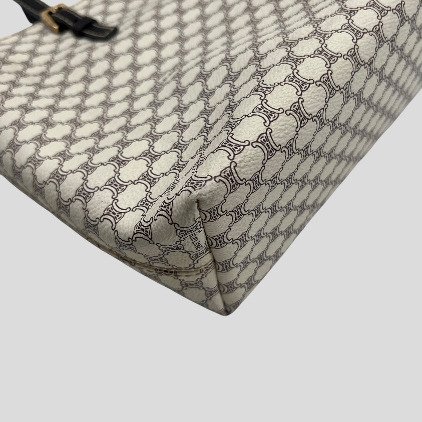 Celine Tote Macadam White
