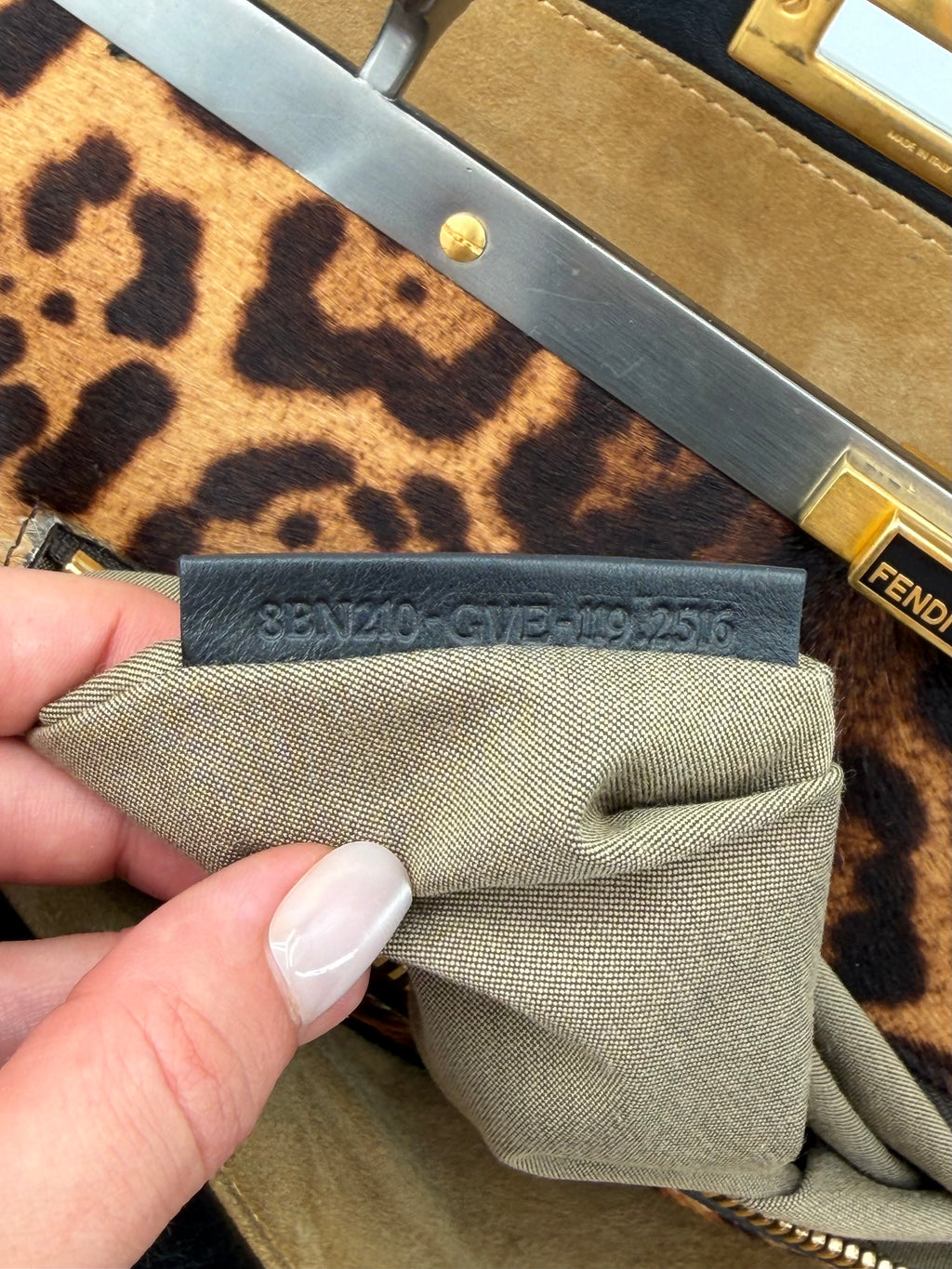 FENDI PEEKABOO LÉOPARD