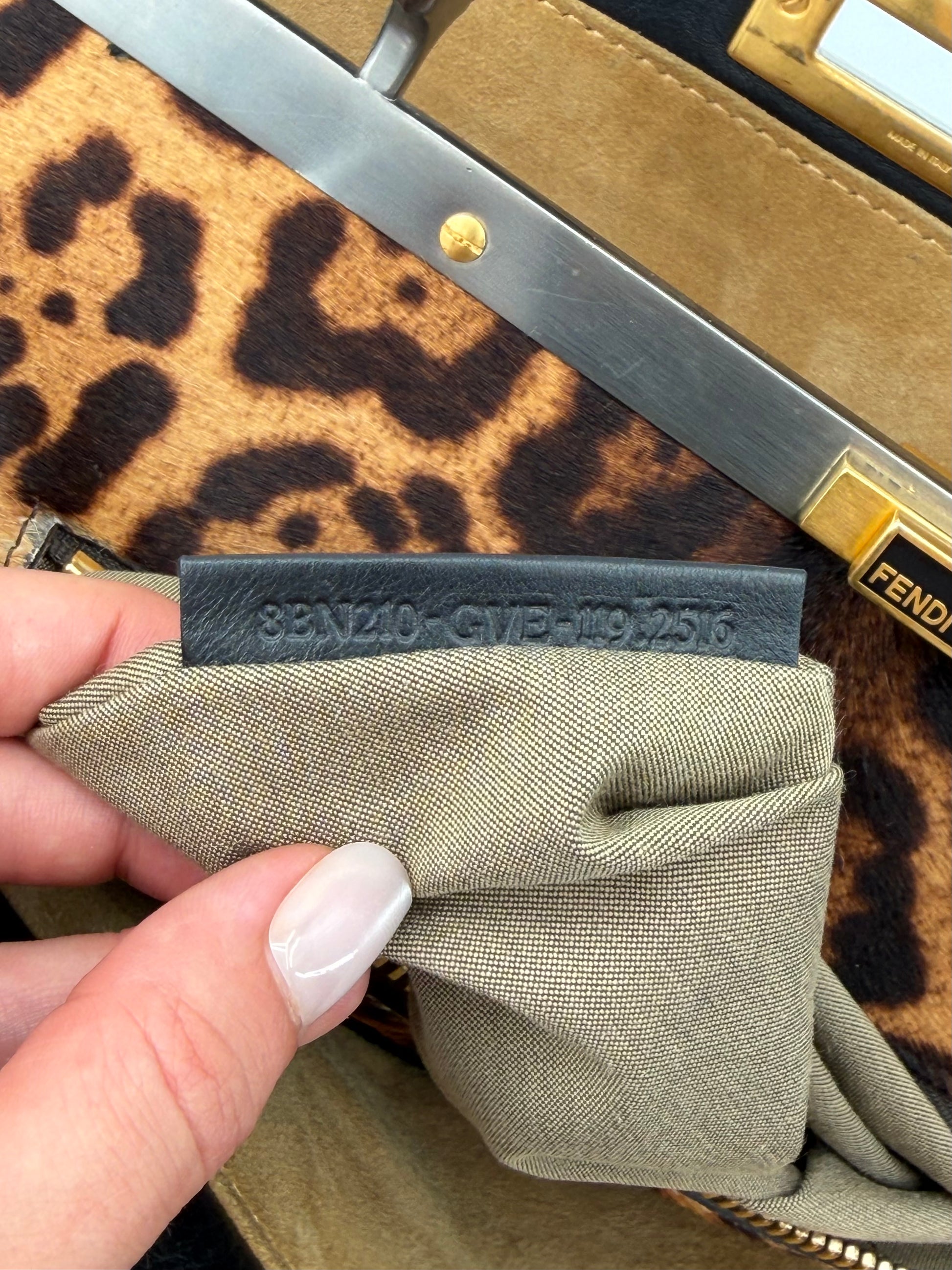 FENDI PEEKABOO LÉOPARD