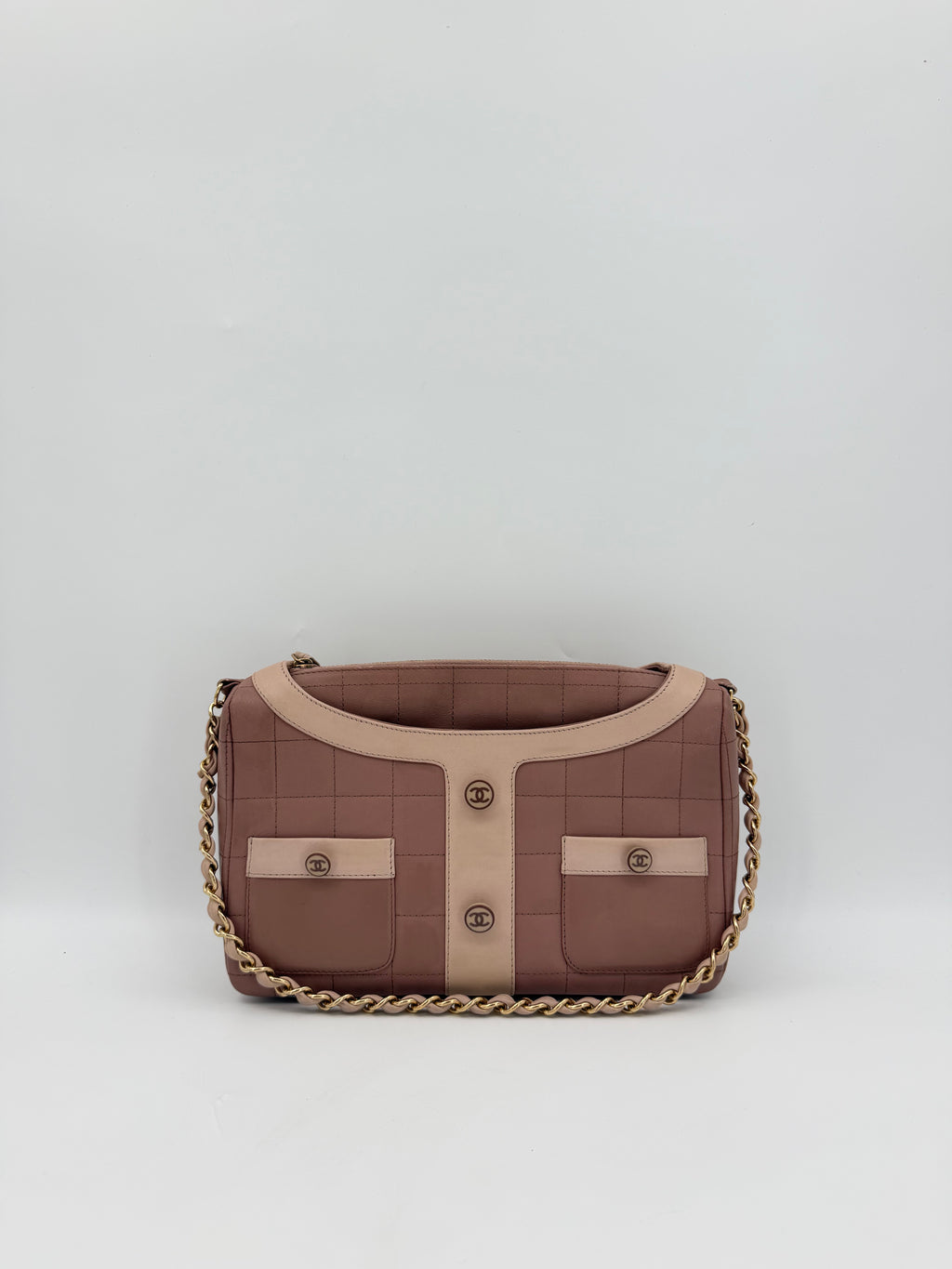 CHANEL JACKET BAG CHOCO