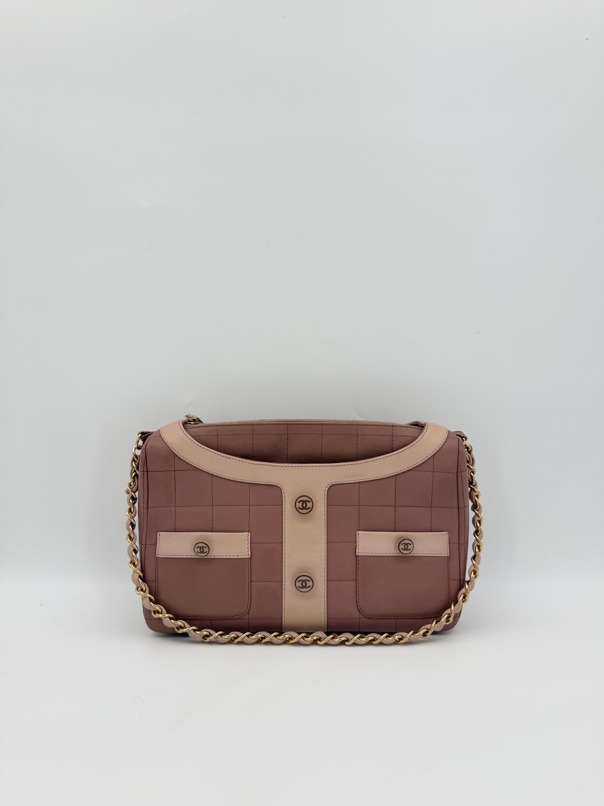 CHANEL JACKET BAG CHOCO