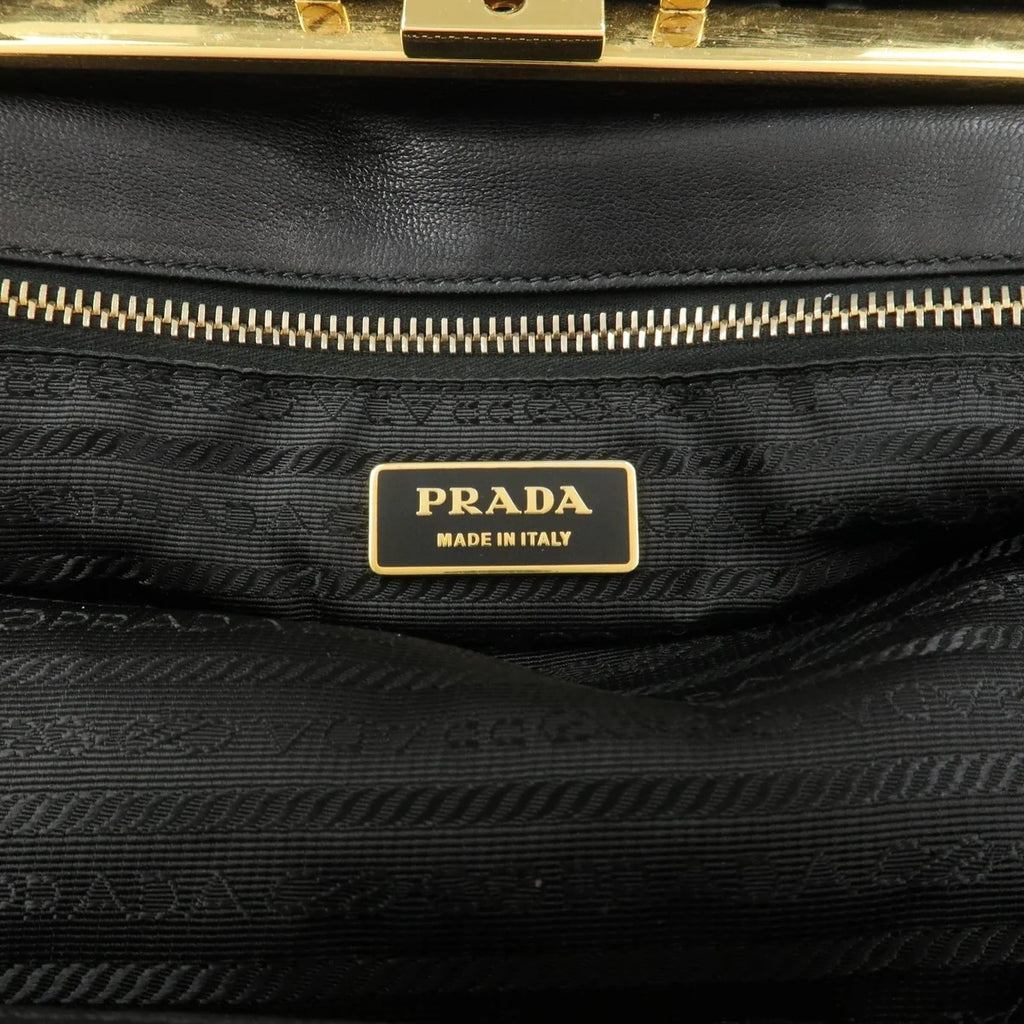 Prada Gathered Nappa