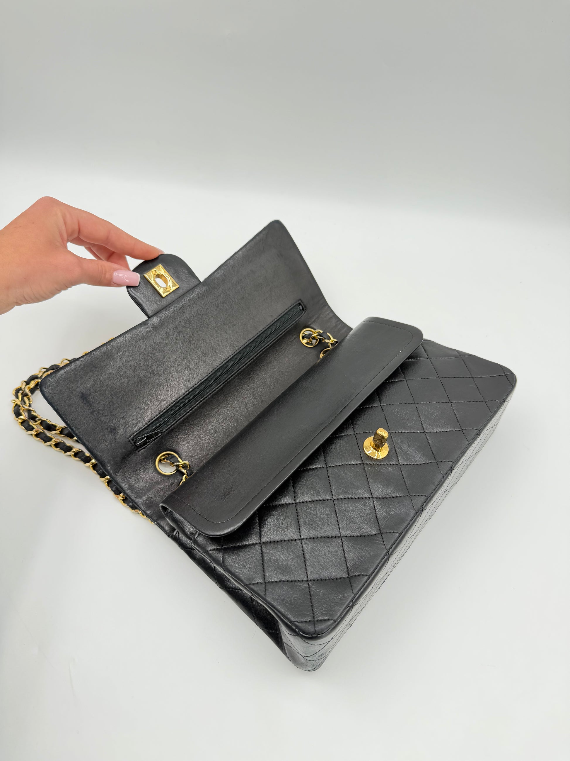 CHANEL TIMELESS 25 DOUBLE FLAP