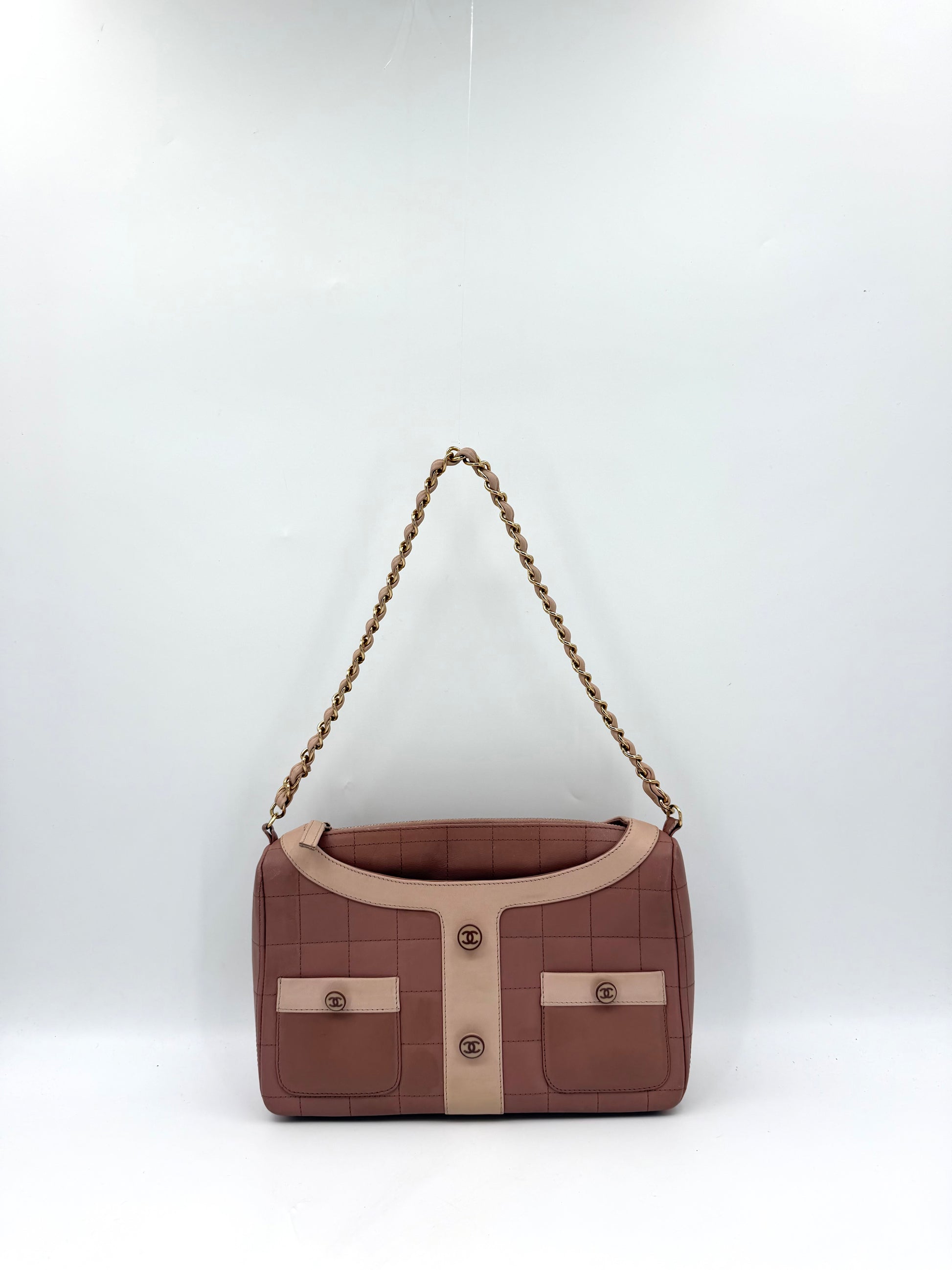 CHANEL JACKET BAG CHOCO