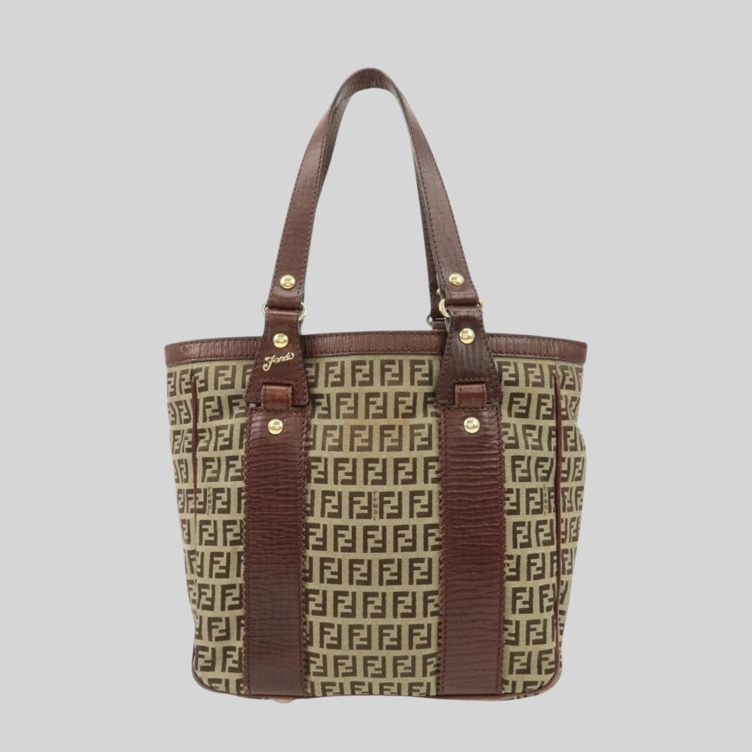 Fendi FF Canvas Tote
