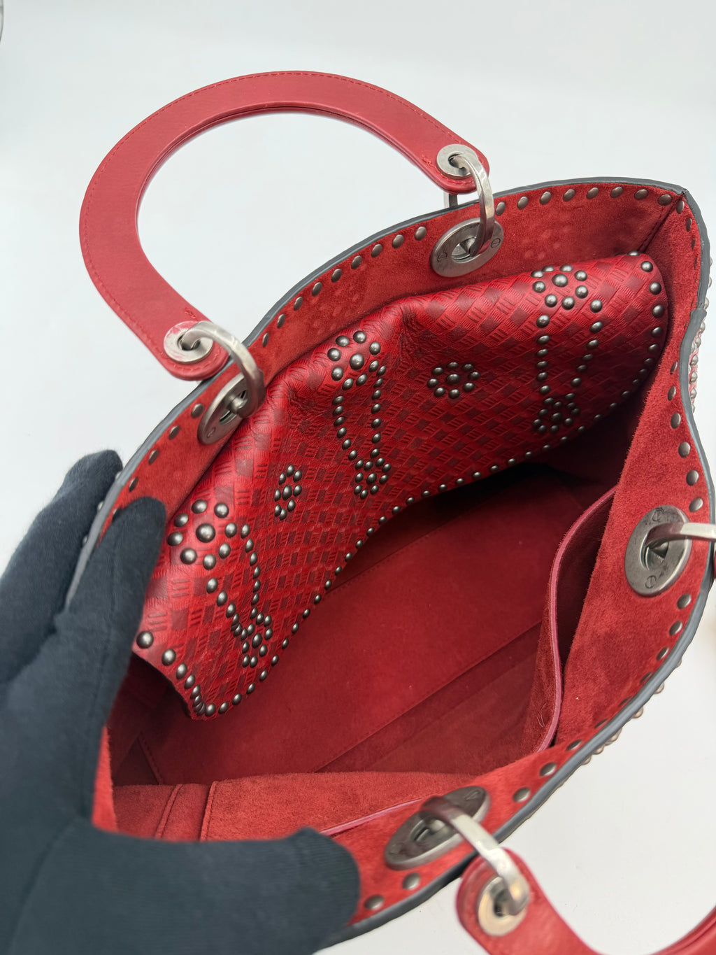 DIOR LADY L STUDDED