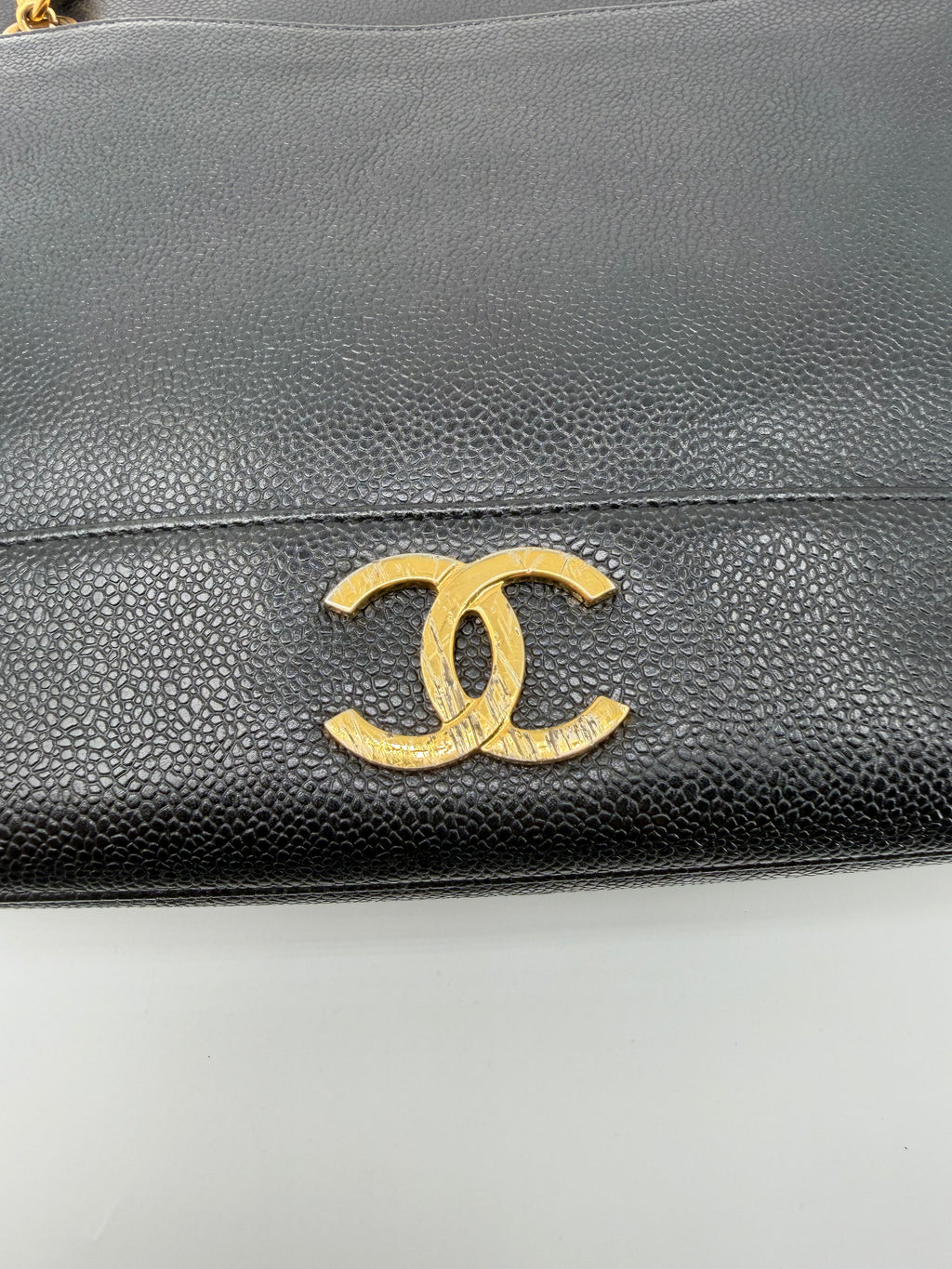 CHANEL TRIPLE COCO CABAS CAVIAR SKIN