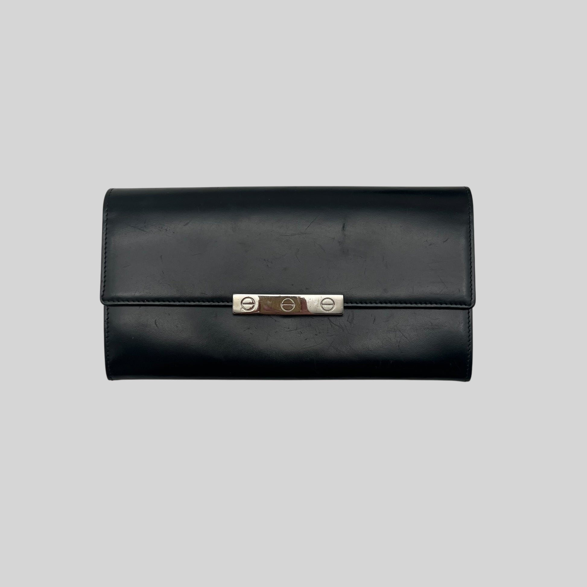 Cartier Black Leather