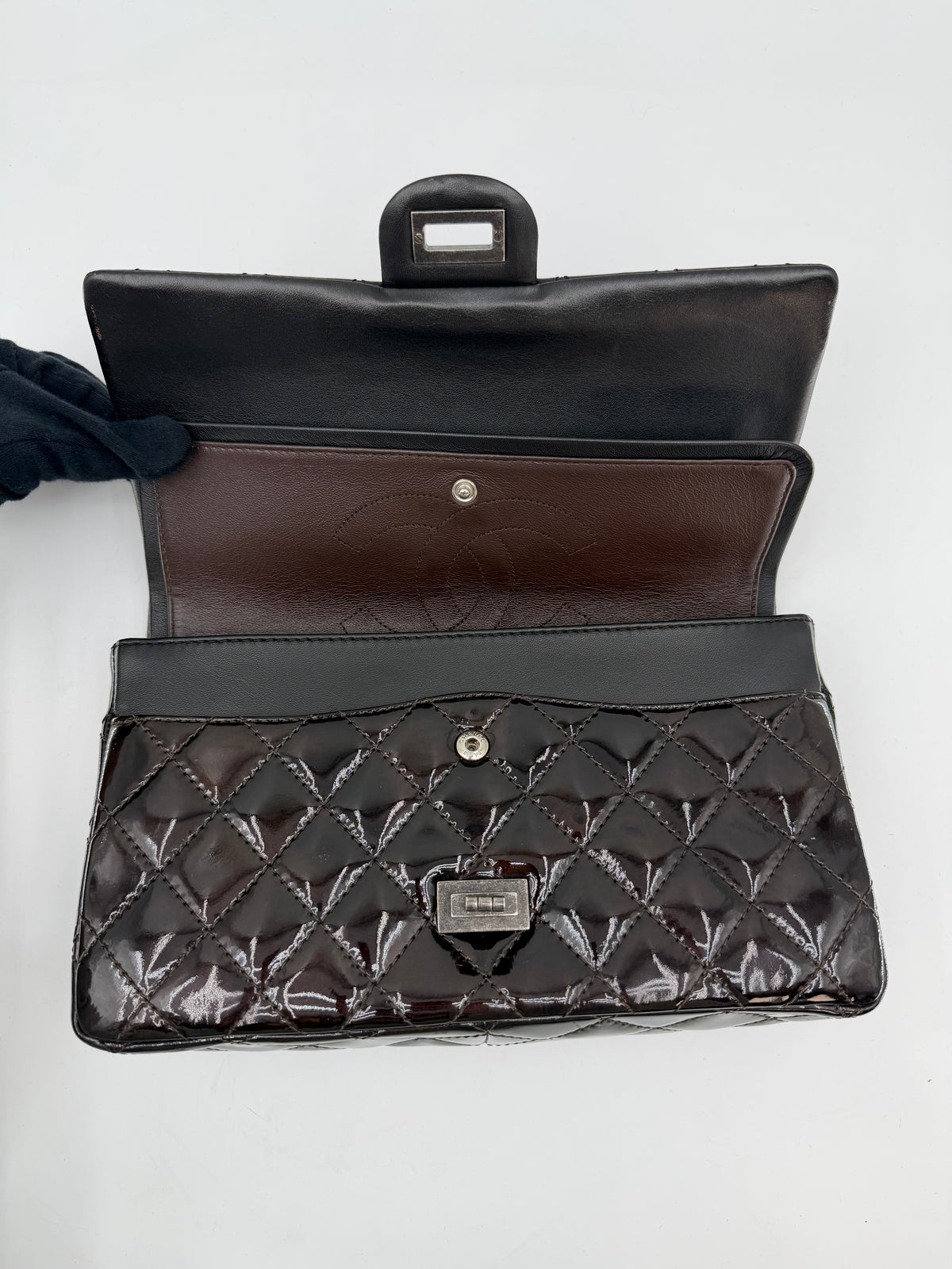 CHANEL 2.55 PATENT LEATHER