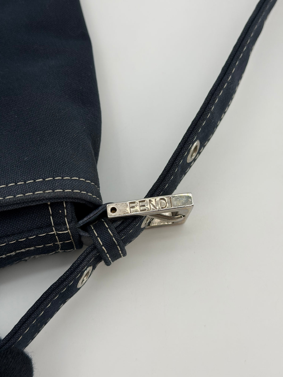 FENDI BAGUETTE DENIM