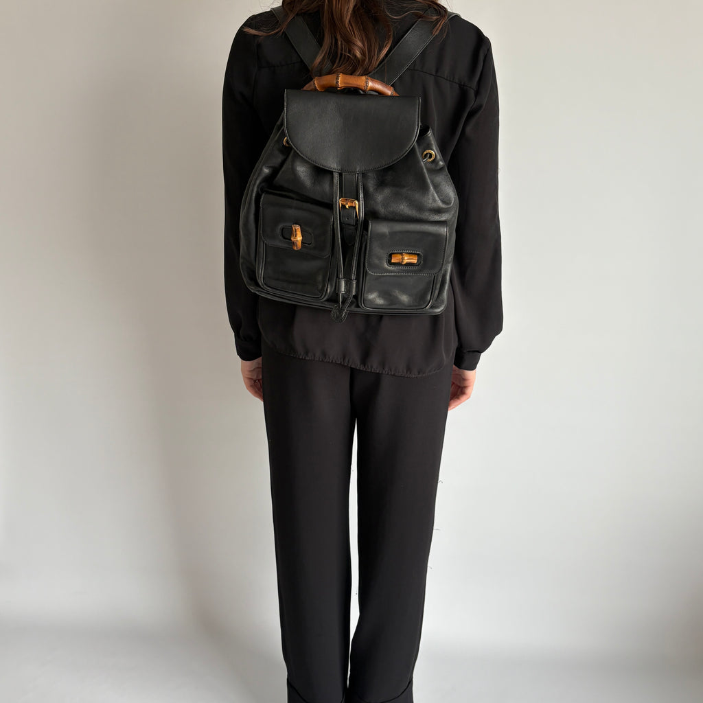 Gucci Bamboo Backpack