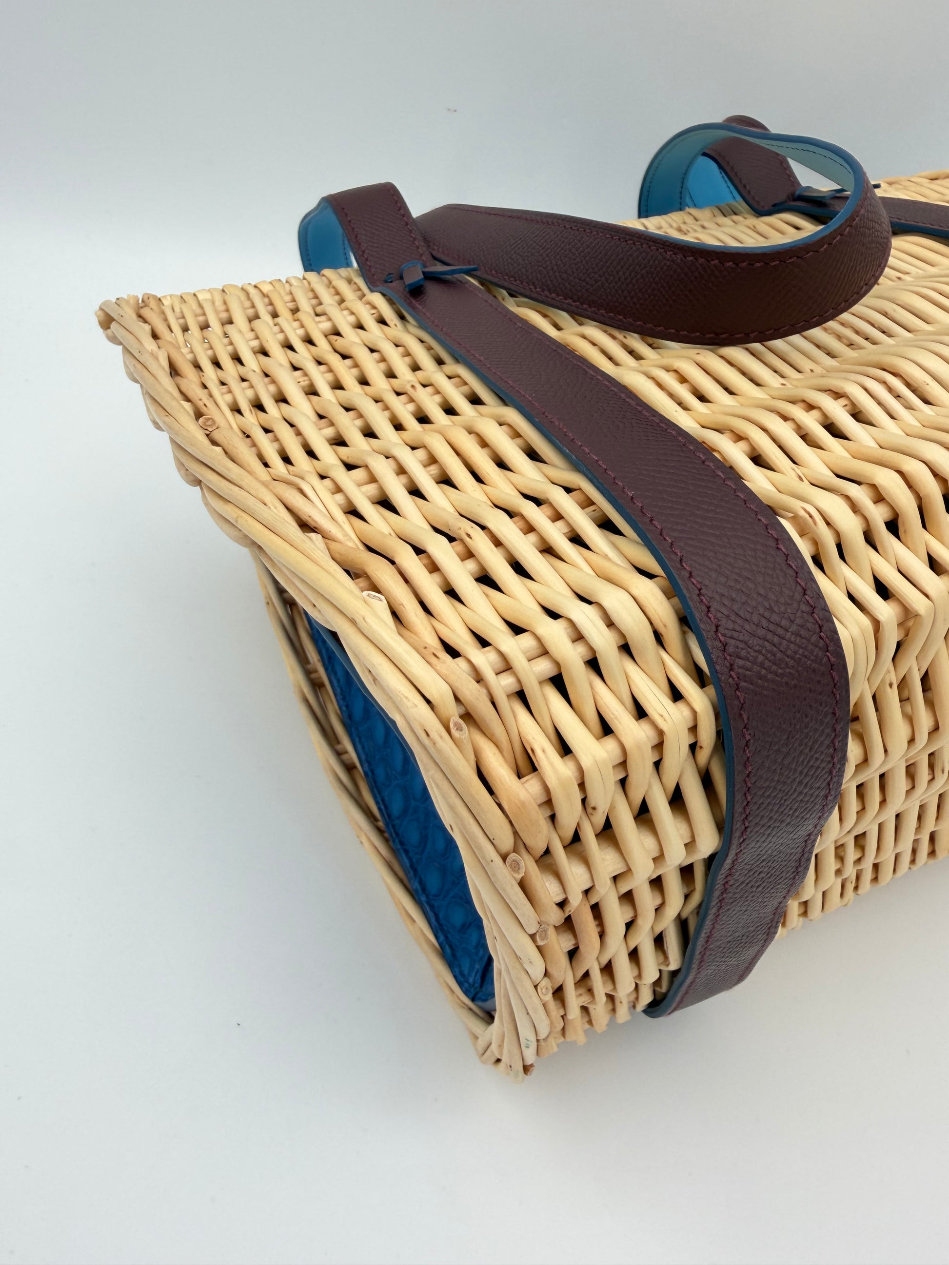 HERMÈS WICKER BASKET