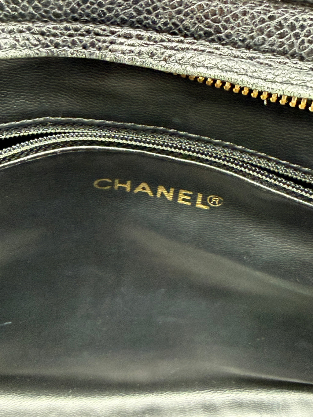 CHANEL TRIPLE COCO CABAS CAVIAR SKIN