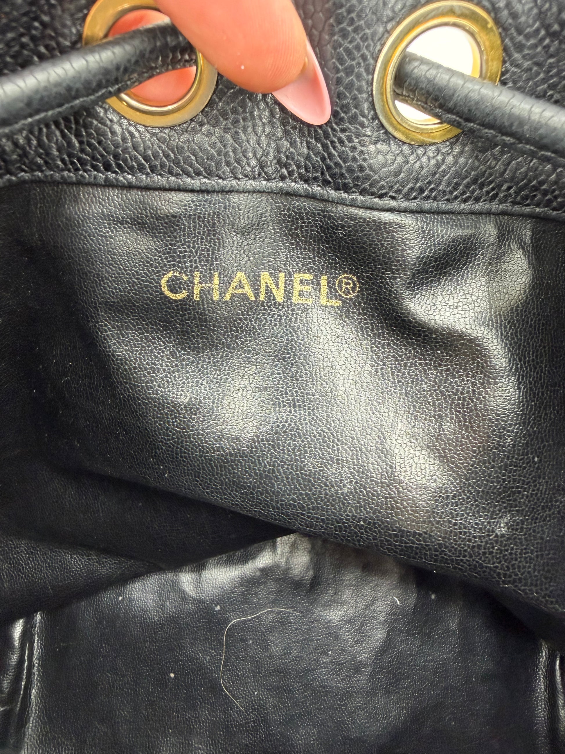 CHANEL CAVIAR SEAU