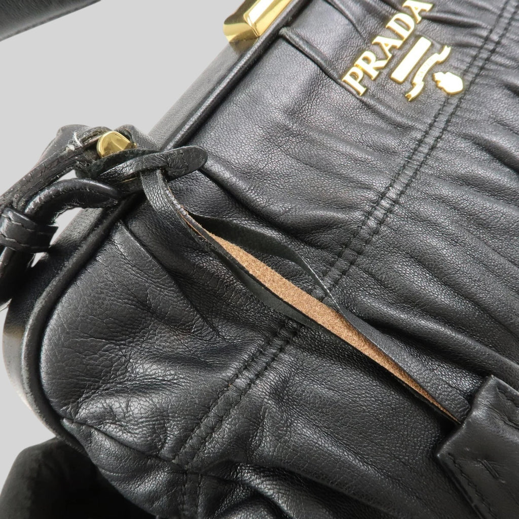 Prada Gathered Nappa