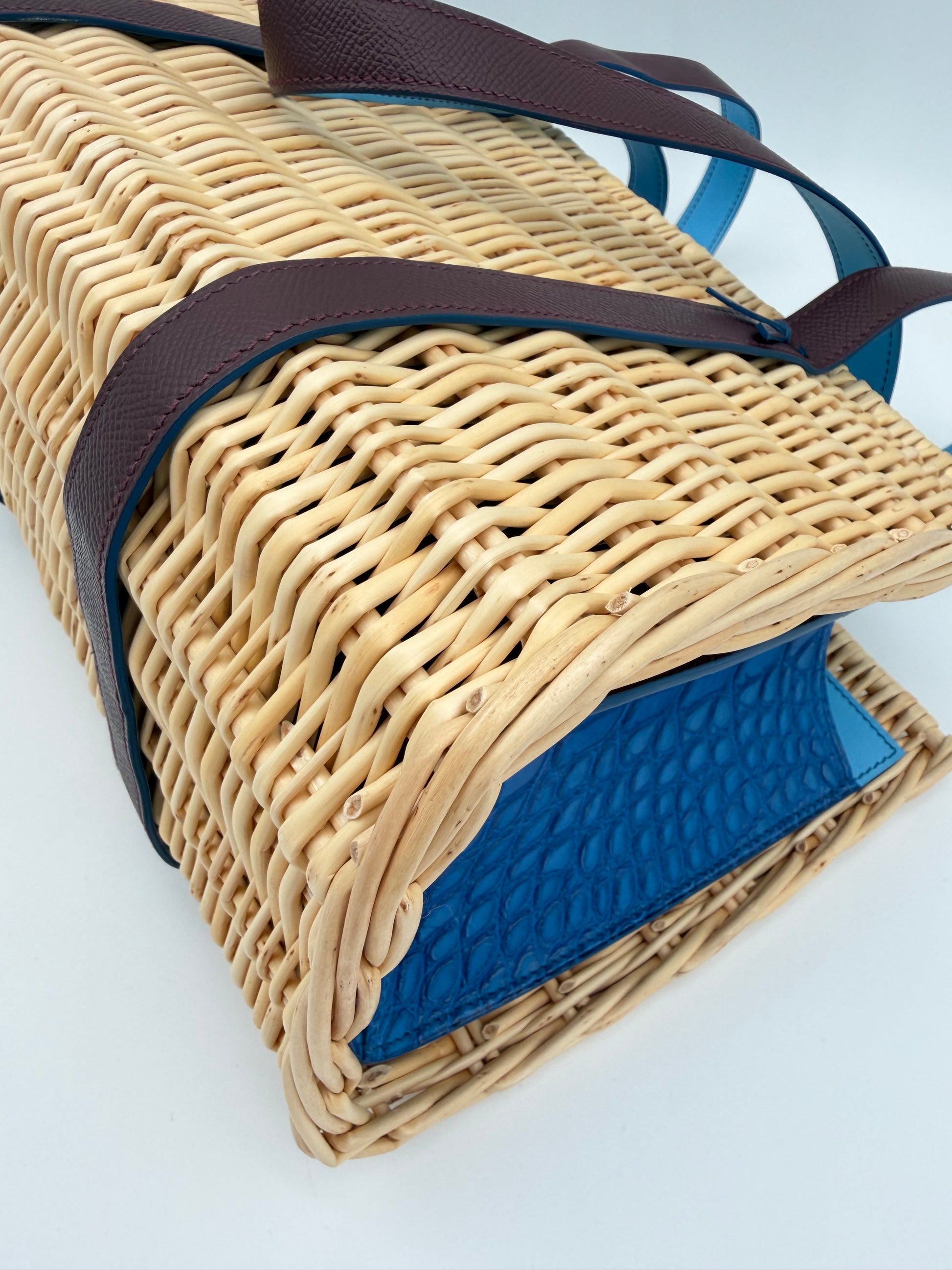 HERMÈS WICKER BASKET