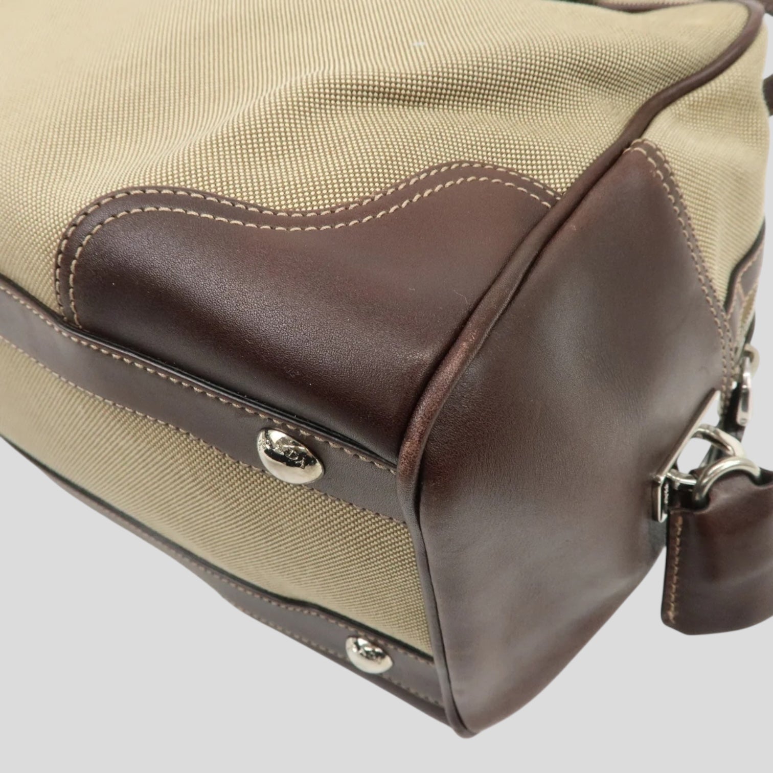 Prada Boston Jacquard Logo