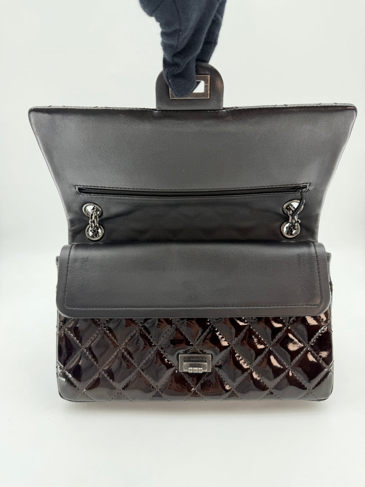 CHANEL 2.55 PATENT LEATHER