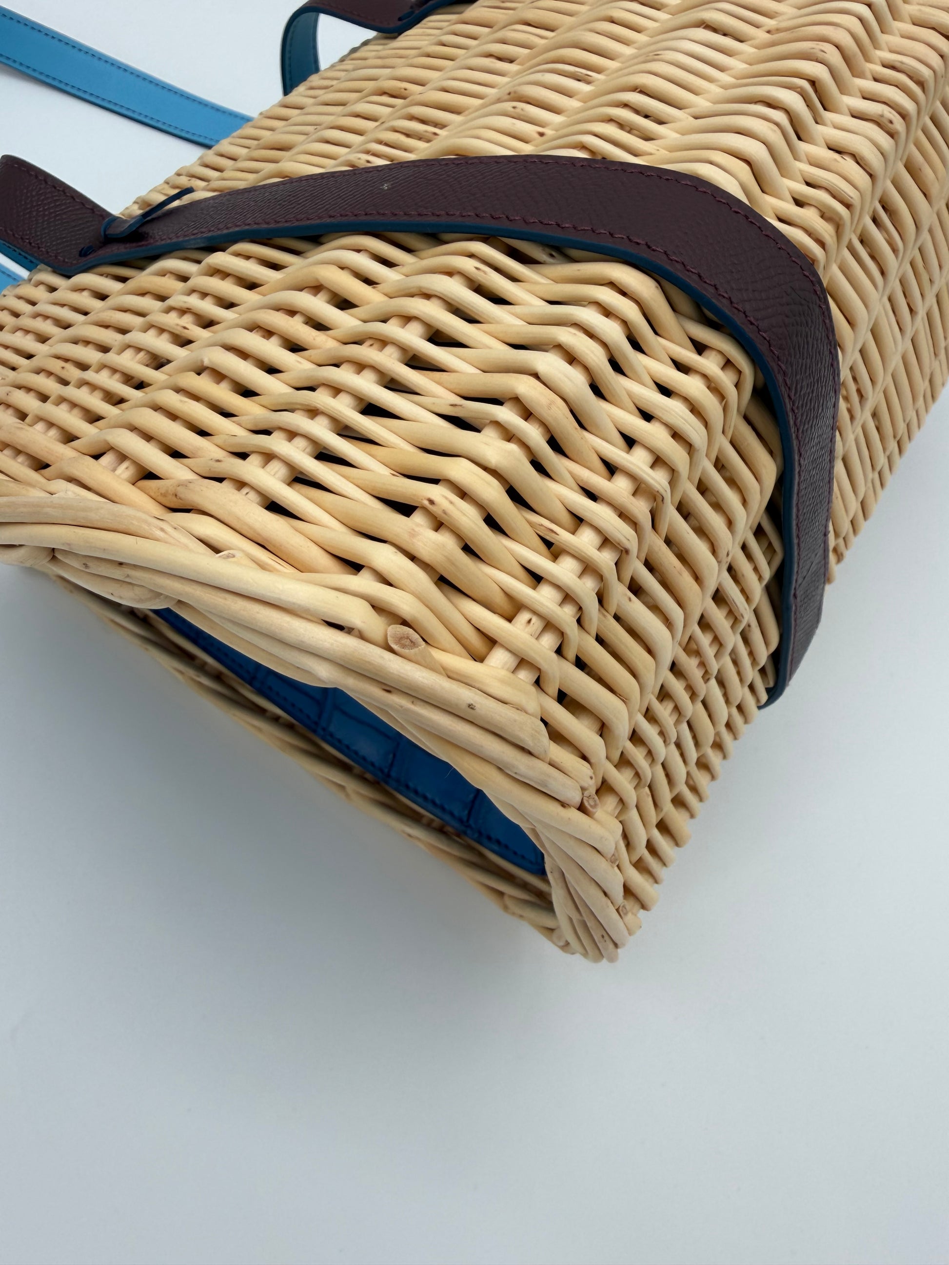 HERMÈS WICKER BASKET