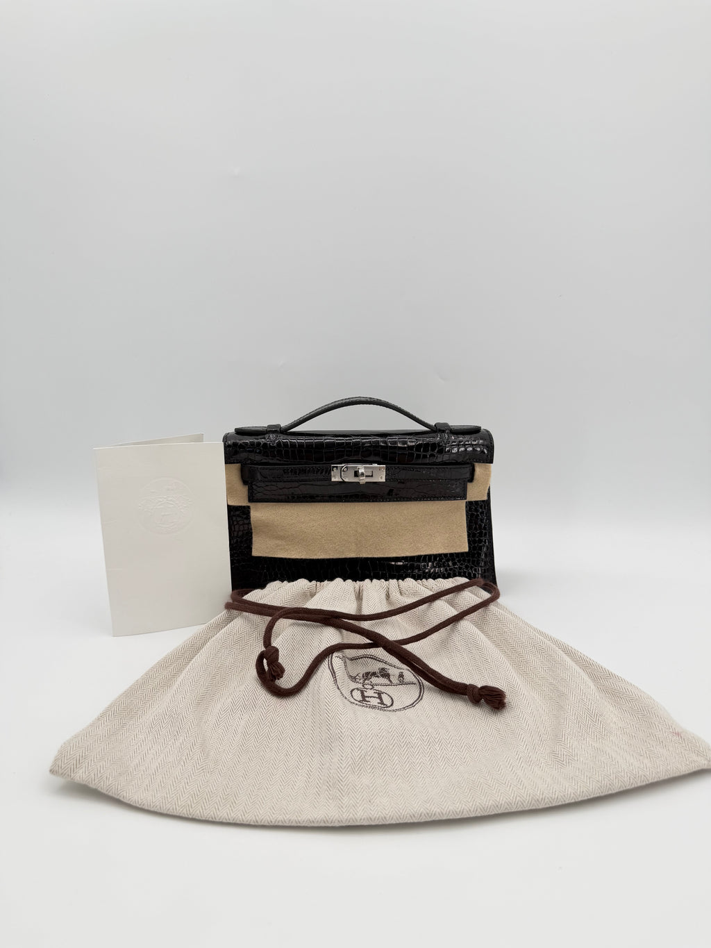 HERMÈS KELLY POCHETTE 22 CROCODILE POROSUS