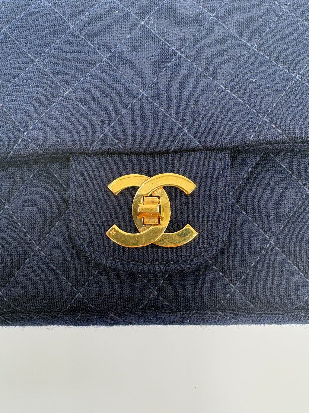 CHANEL TIMELESS 25 JERSEY DOUBLE FLAP