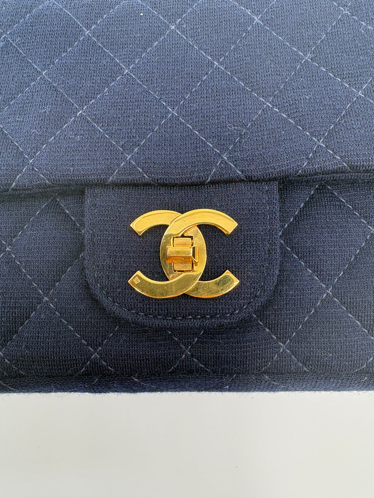 CHANEL TIMELESS 25 JERSEY DOUBLE FLAP