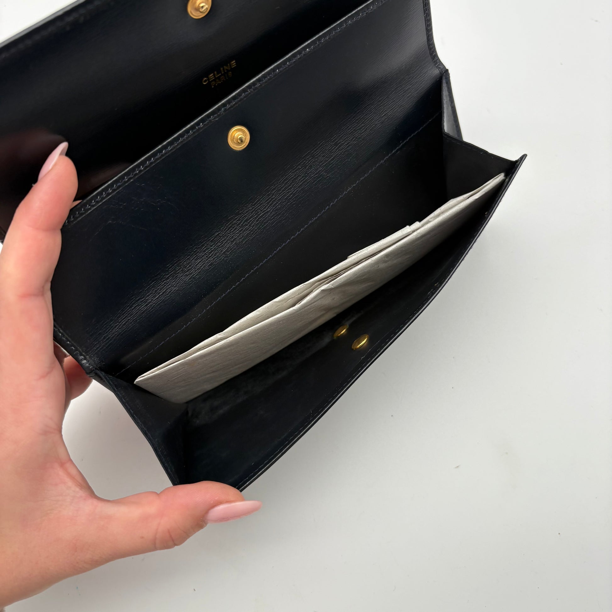 Céline Leather Black