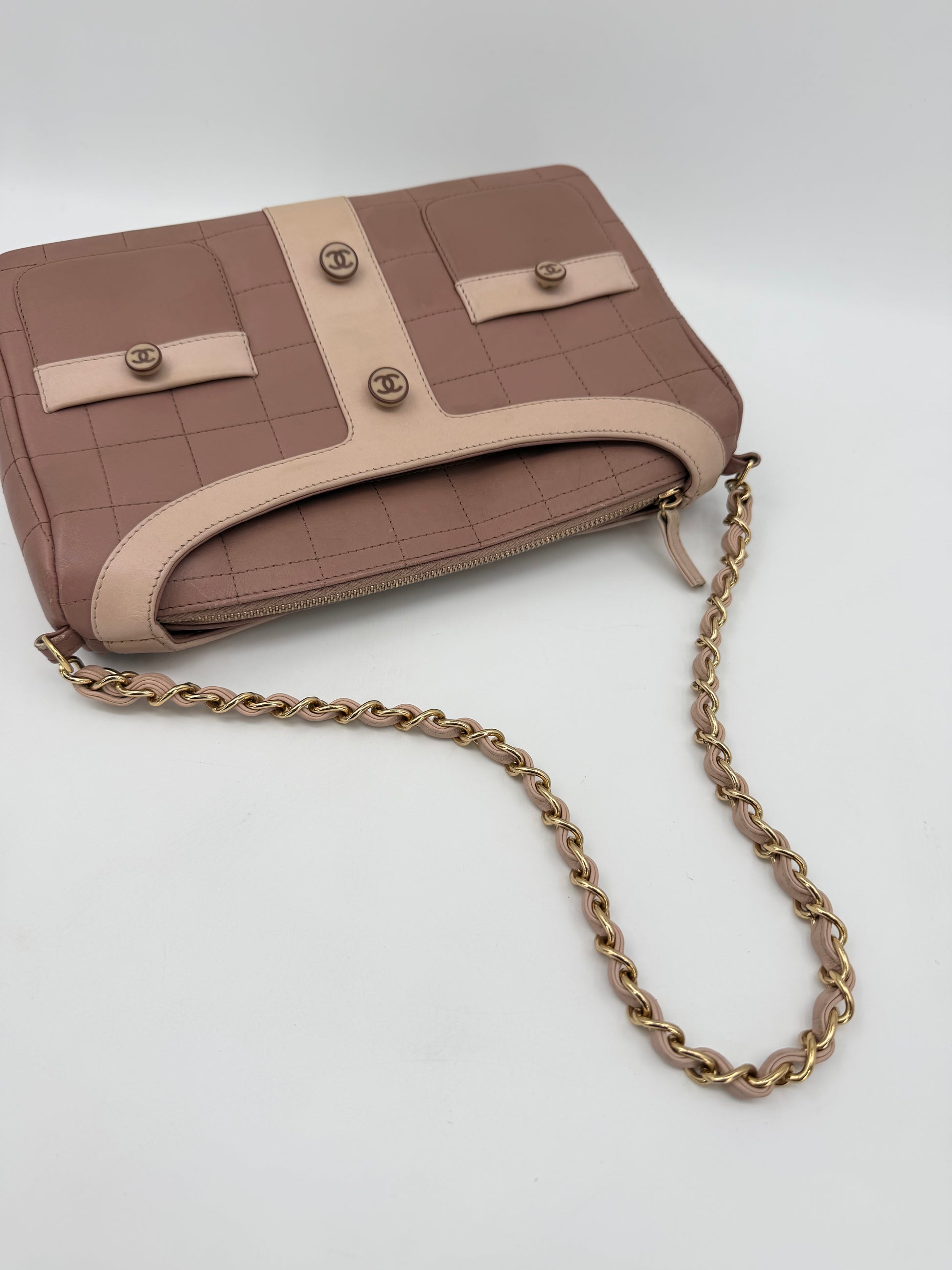 CHANEL JACKET BAG CHOCO