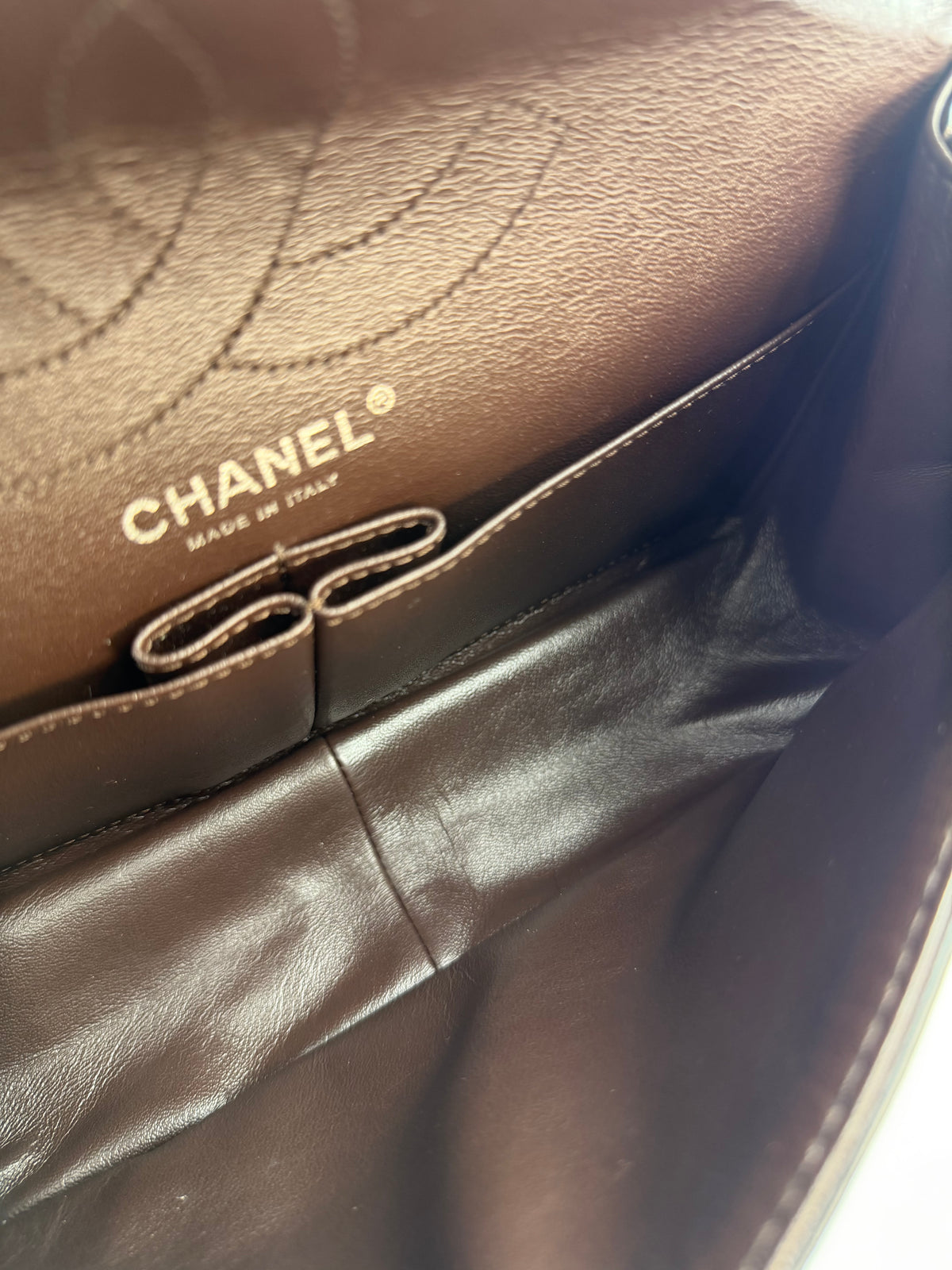 CHANEL 2.55 PATENT LEATHER