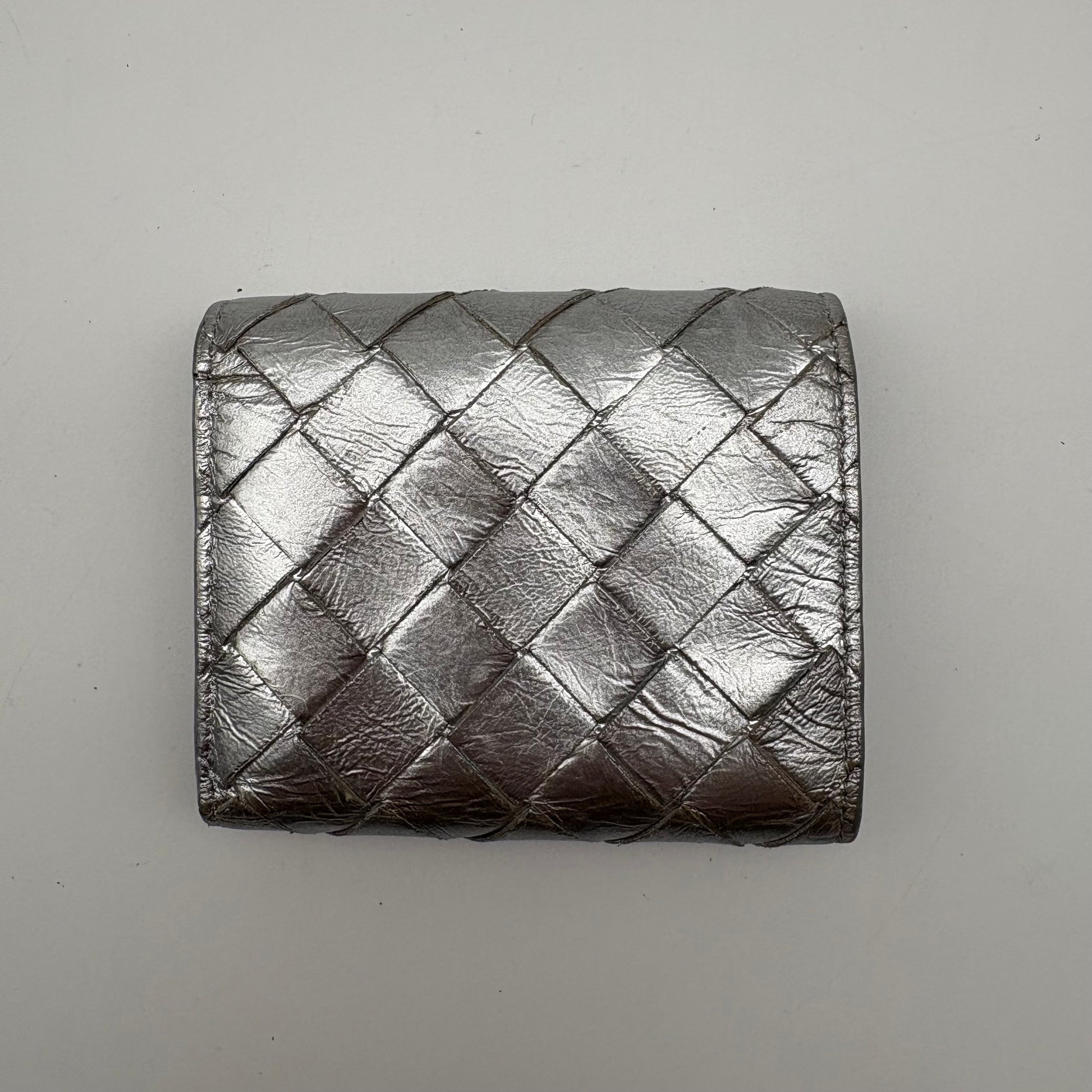 Bottega Veneta Intreciato Silver