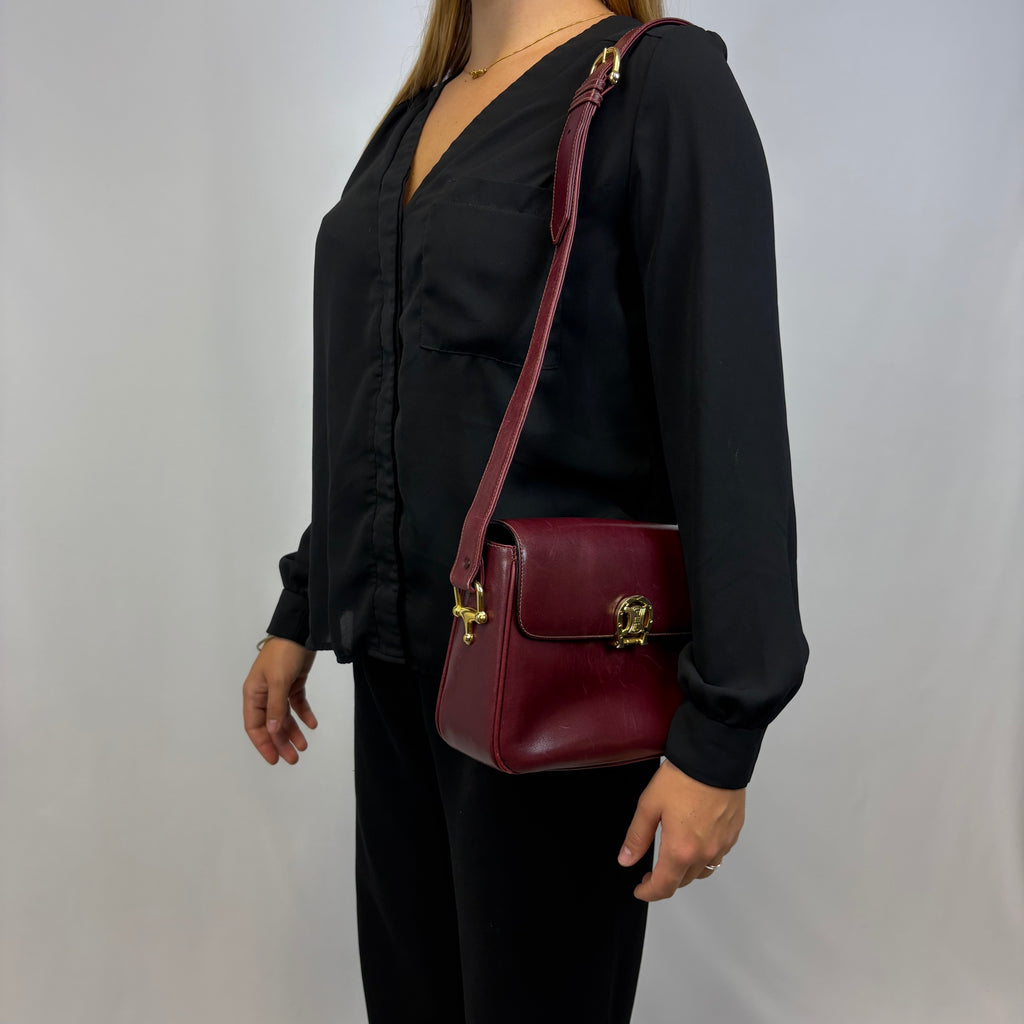 Céline Shoulder Bordeaux