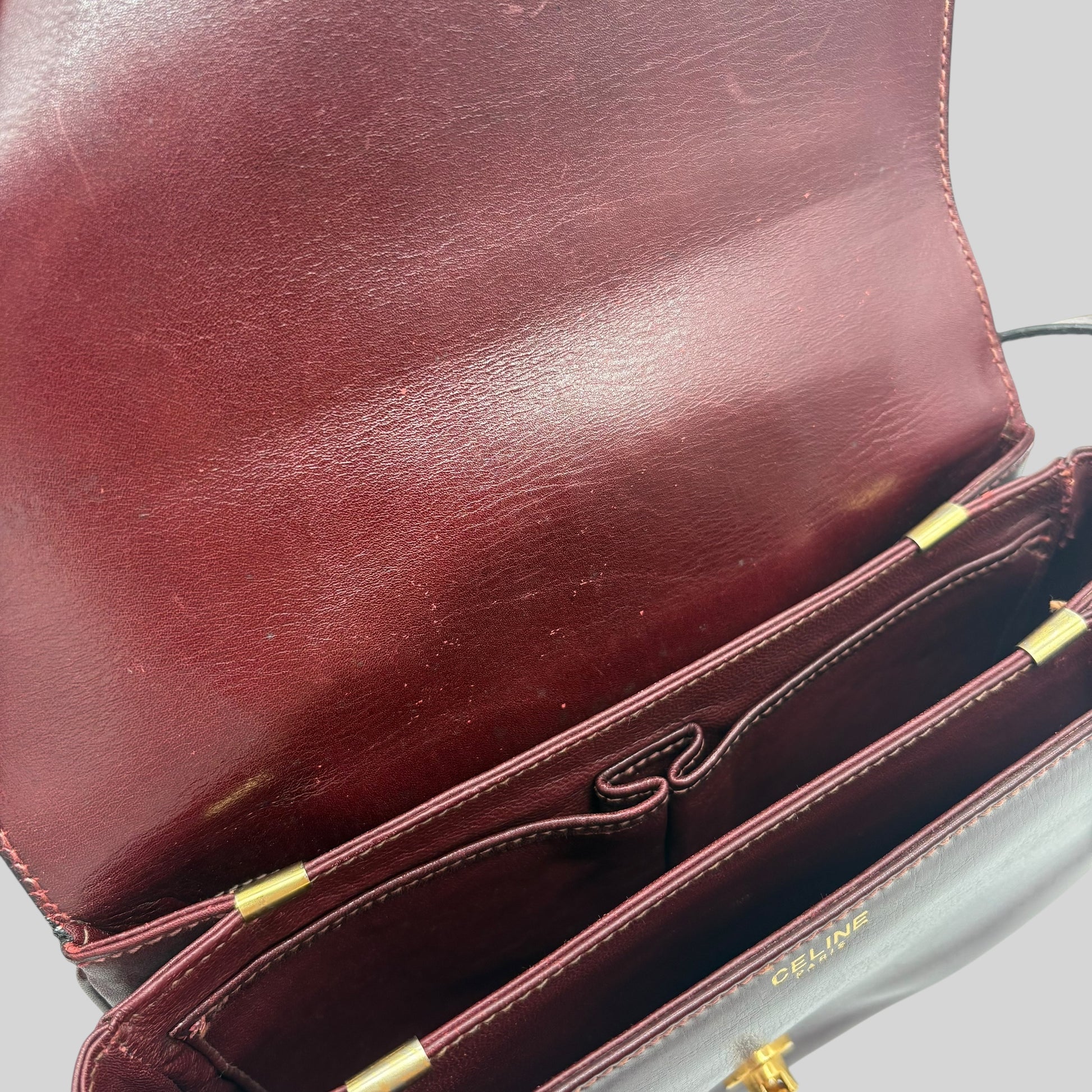 Celine Shoulder Bordeaux