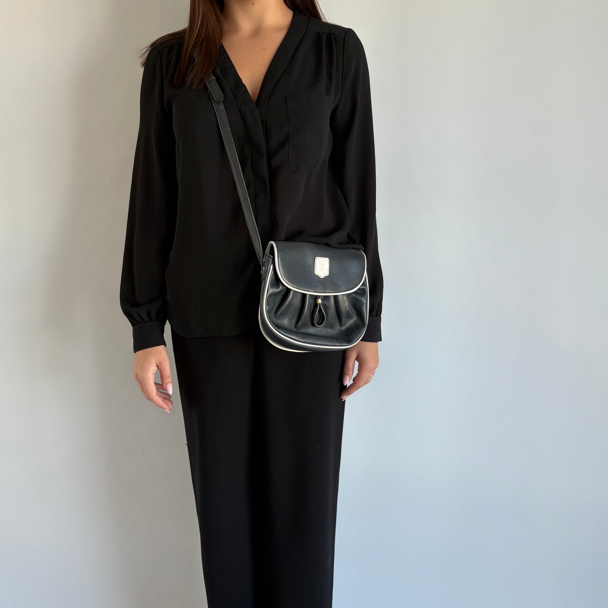 Céline Shoulder Navy