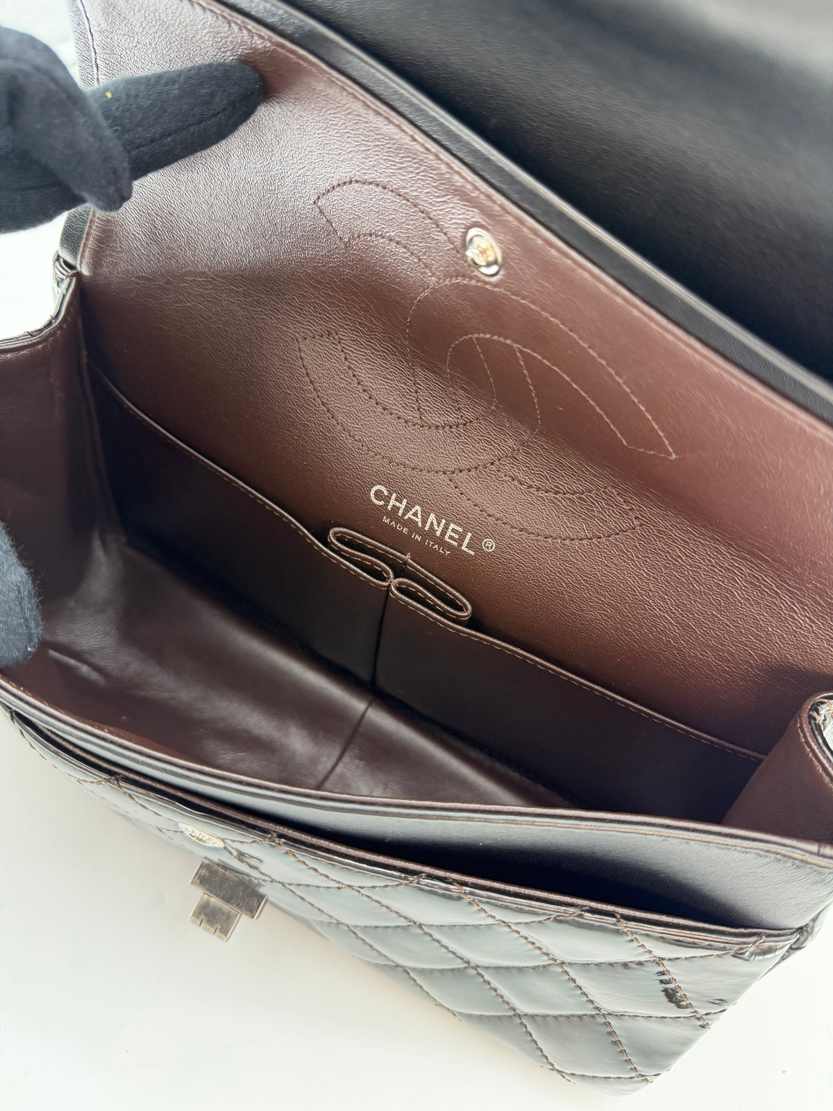 CHANEL 2.55 PATENT LEATHER