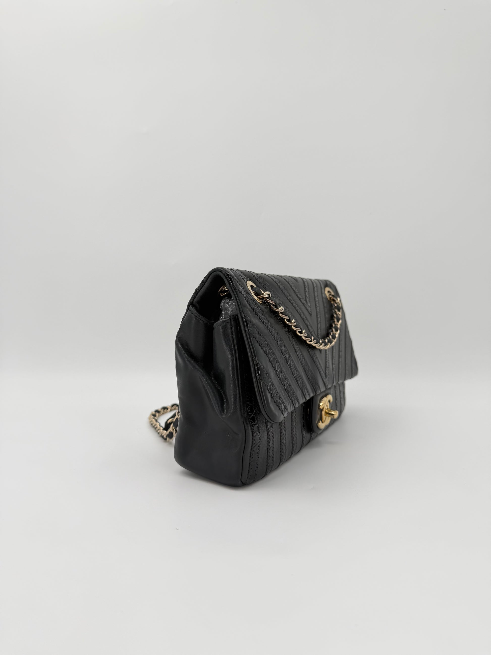 CHANEL CHEVRON PYTHON