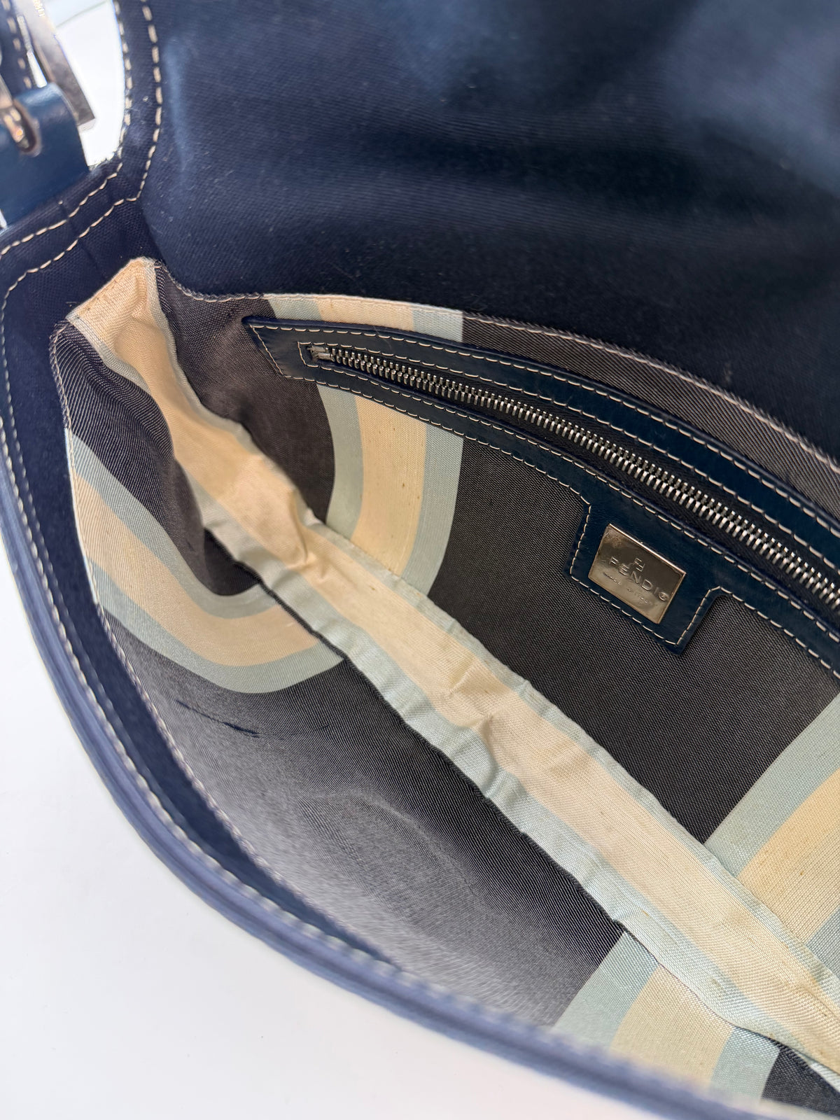 FENDI BAGUETTE DENIM