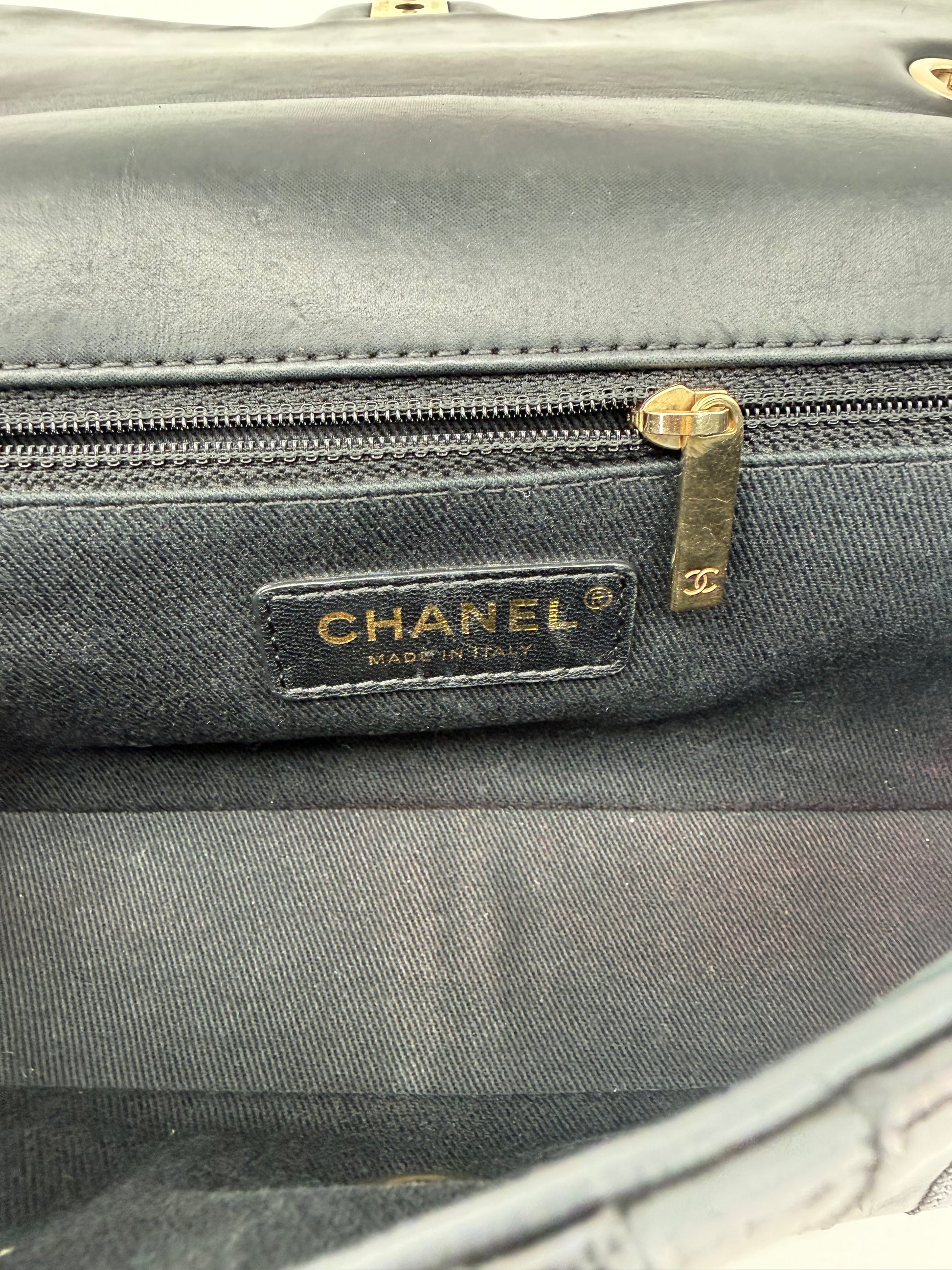 CHANEL CHEVRON PYTHON