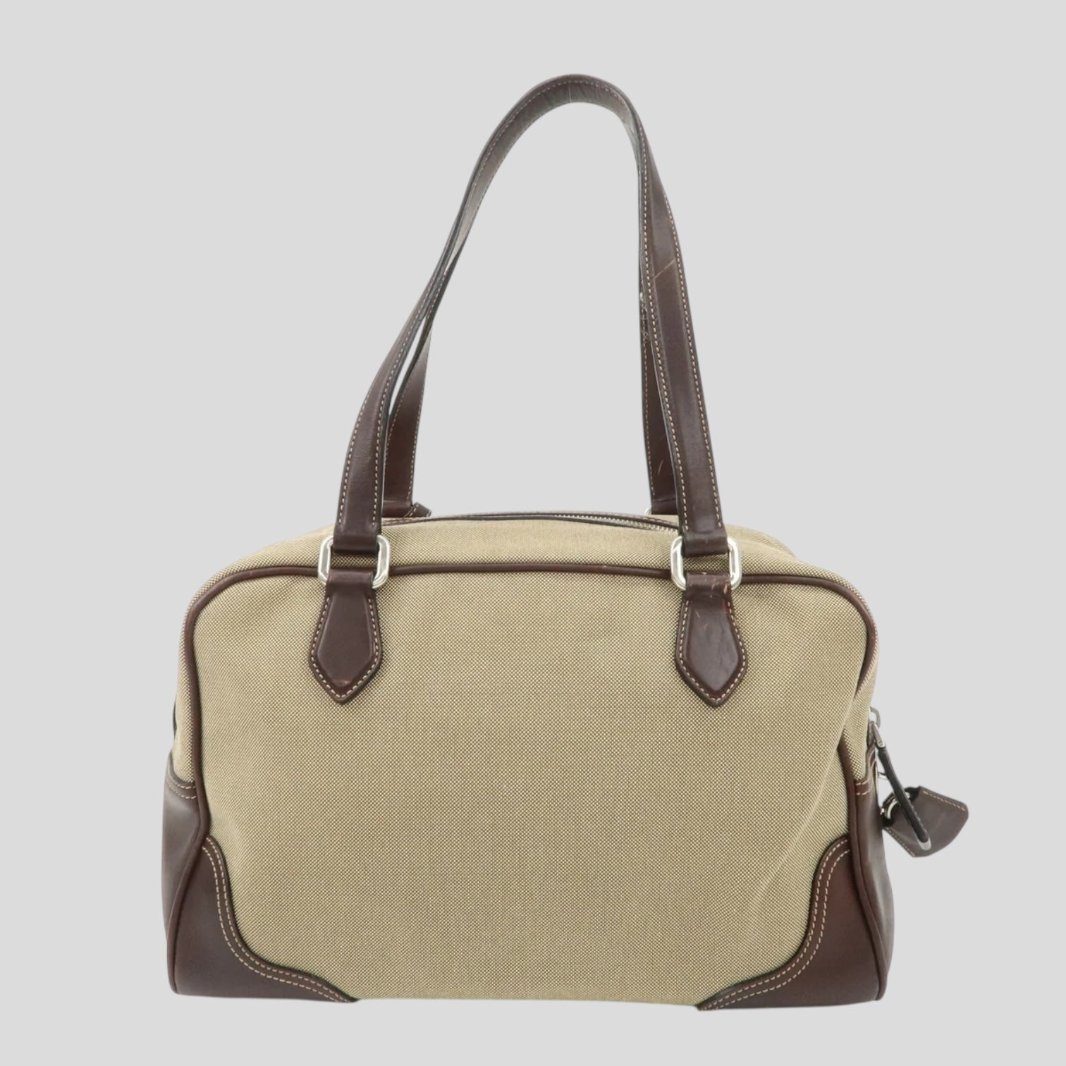 Prada Boston Jacquard Logo