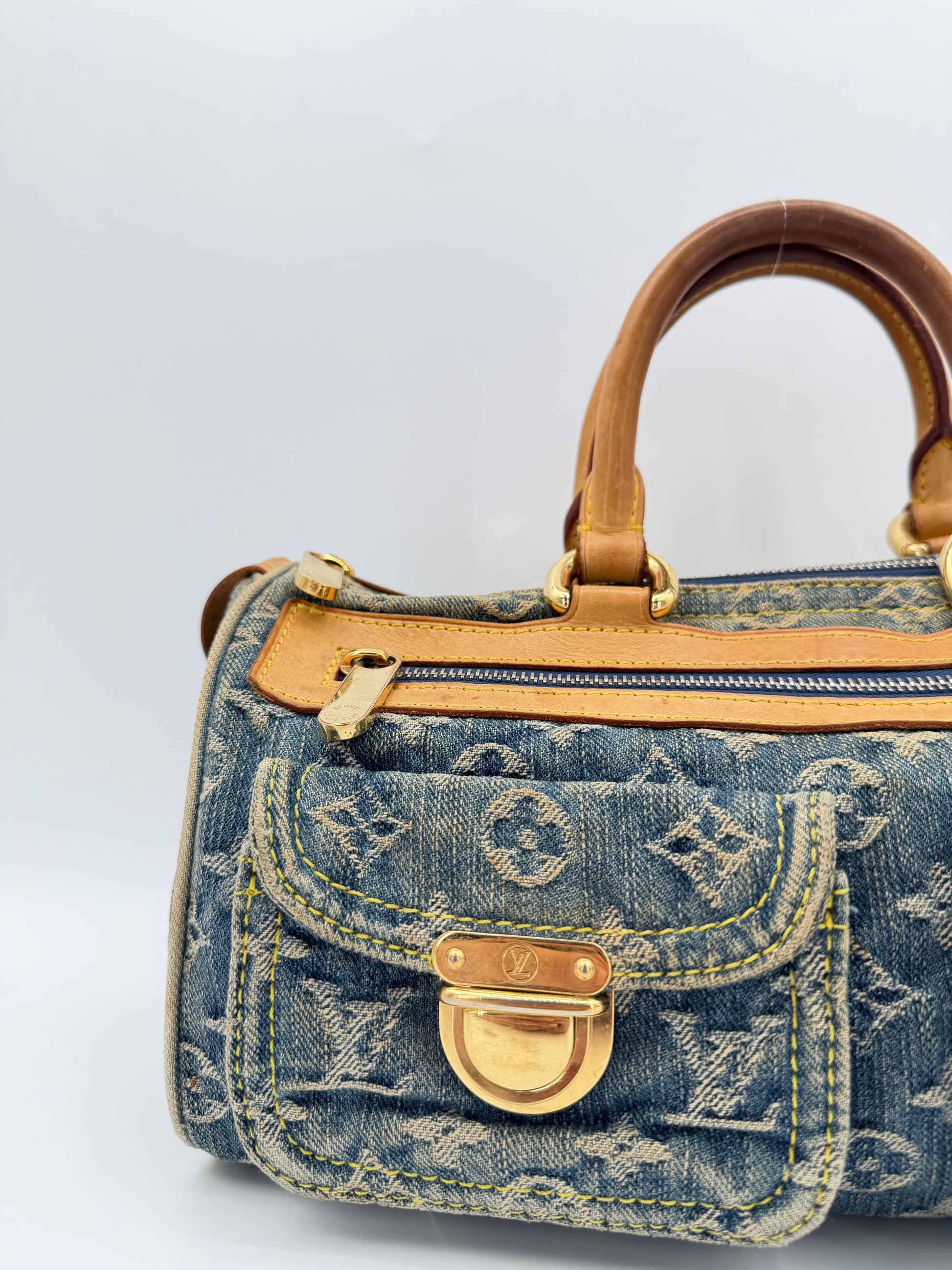 LOUIS VUITTON NEO SPEEDY  DENIM
