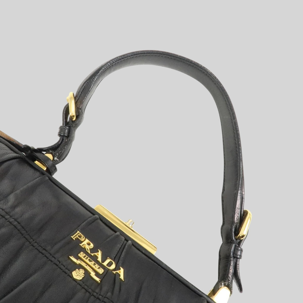 Prada Gathered Nappa