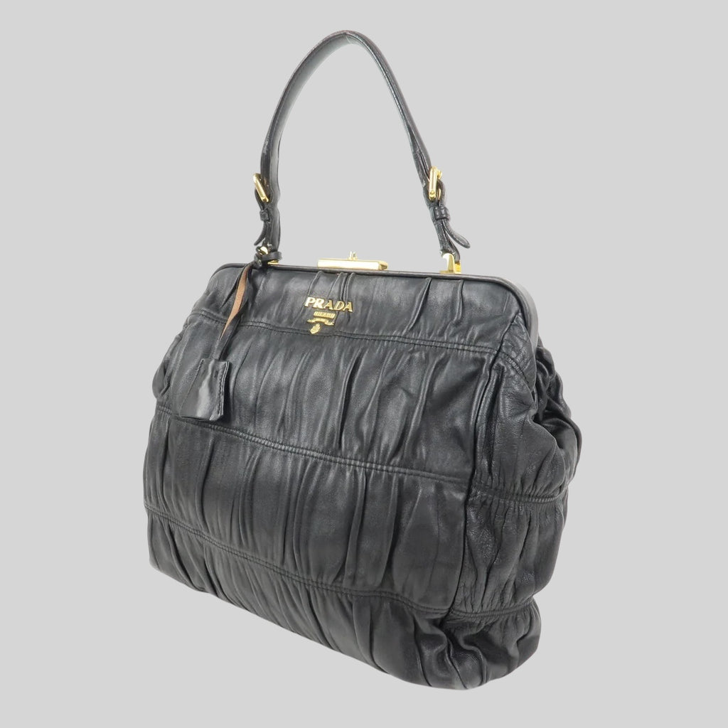 Prada Gathered Nappa