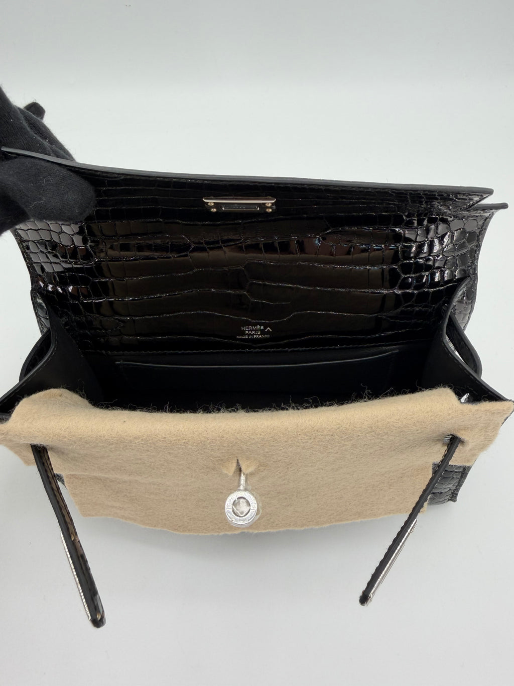 HERMÈS KELLY POCHETTE 22 CROCODILE POROSUS