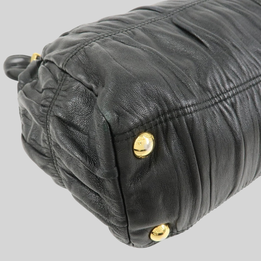 Prada Gathered Nappa