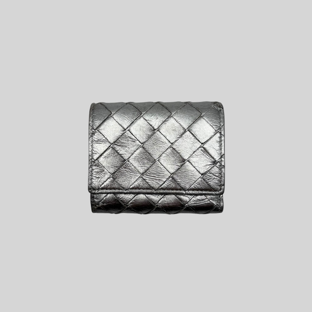 Bottega Veneta Intreciato Silver