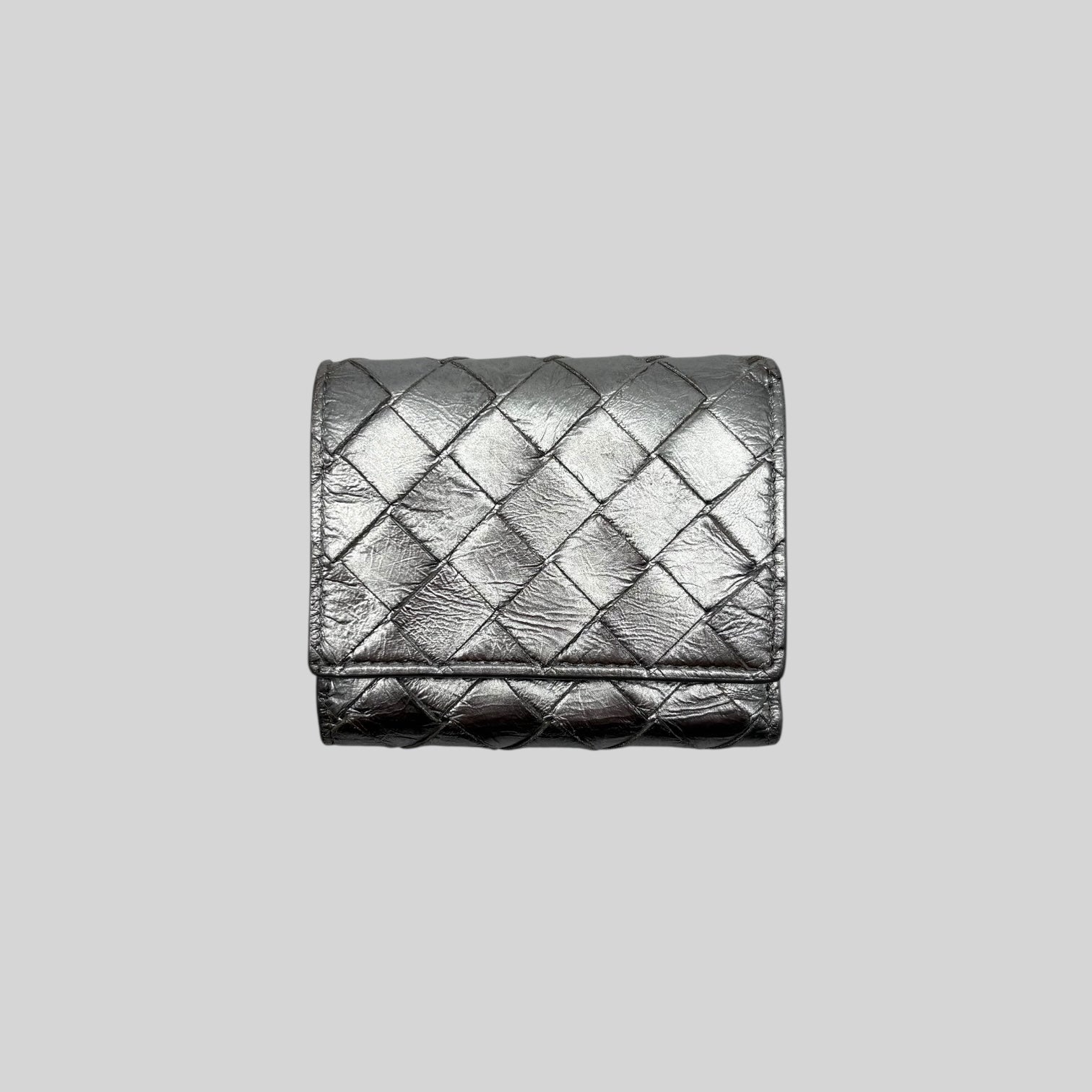 Bottega Veneta Intreciato Silver