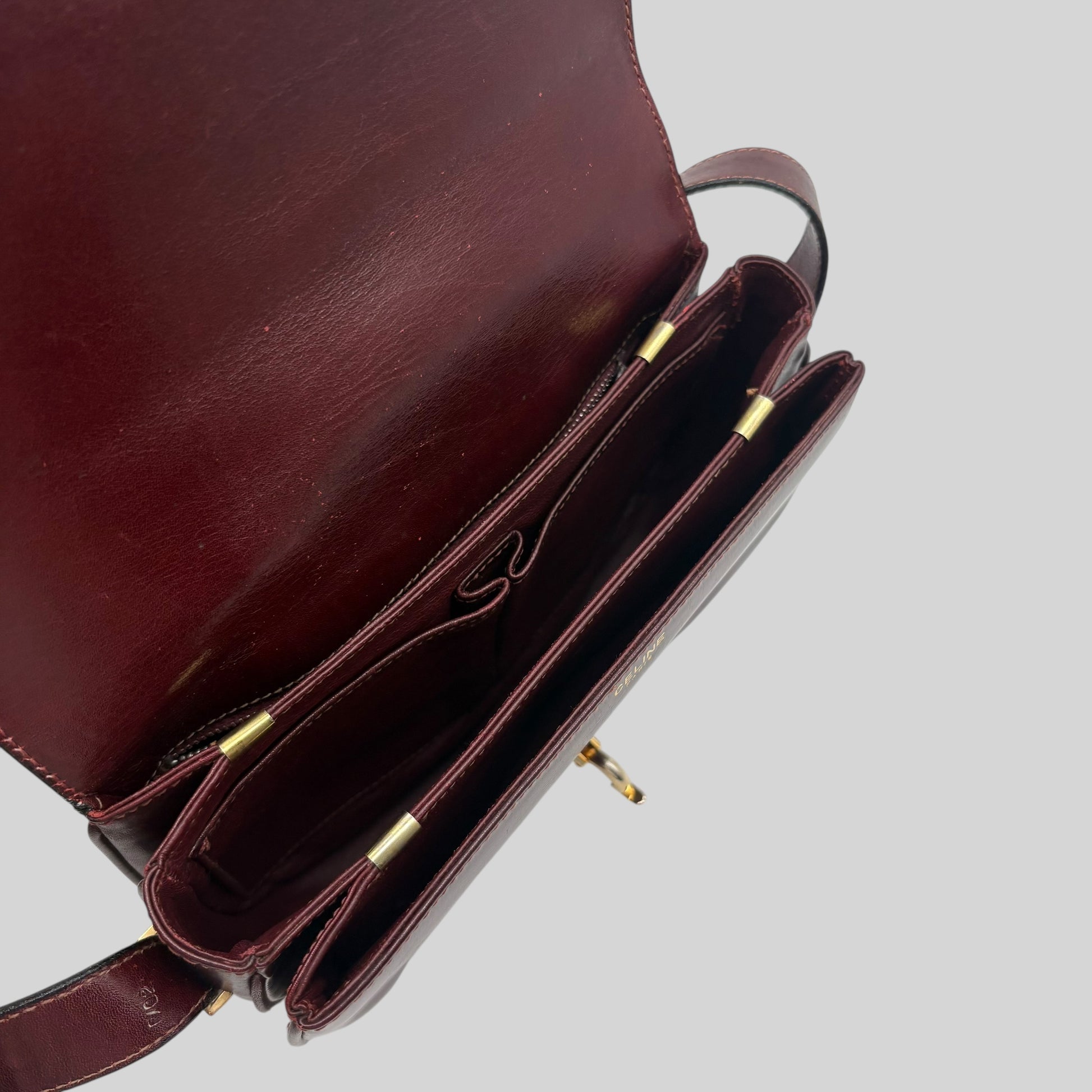 Celine Shoulder Bordeaux