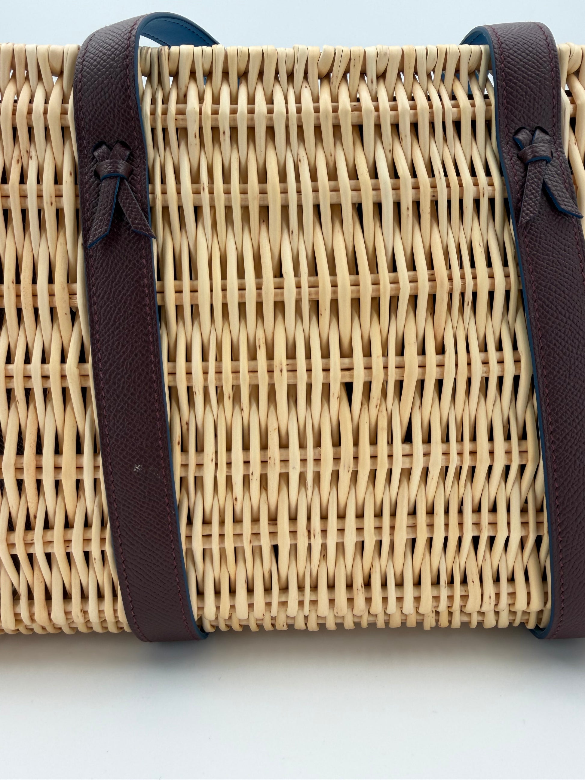HERMÈS WICKER BASKET