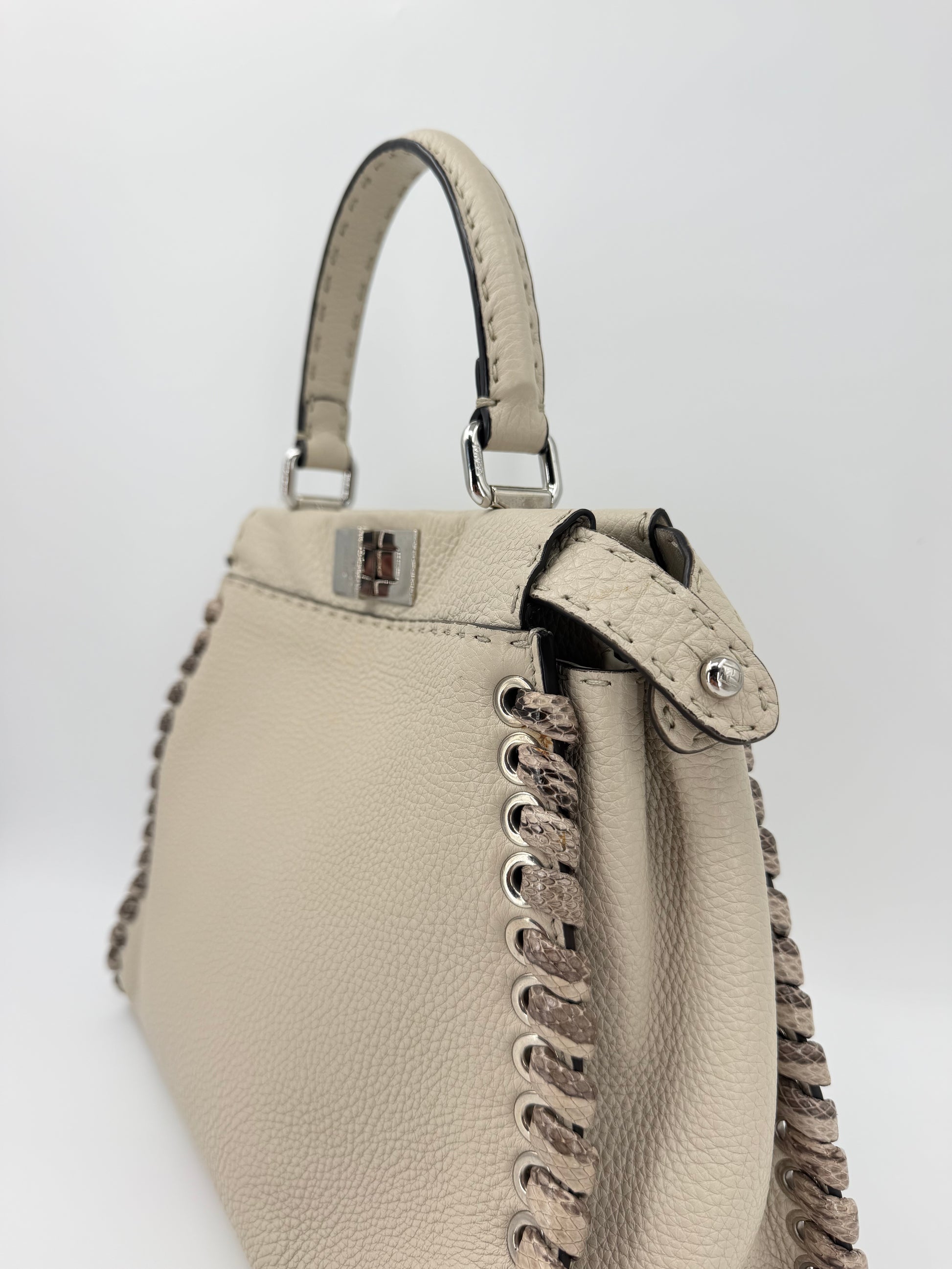 FENDI PEEKABOO SELLERIA PYTHON